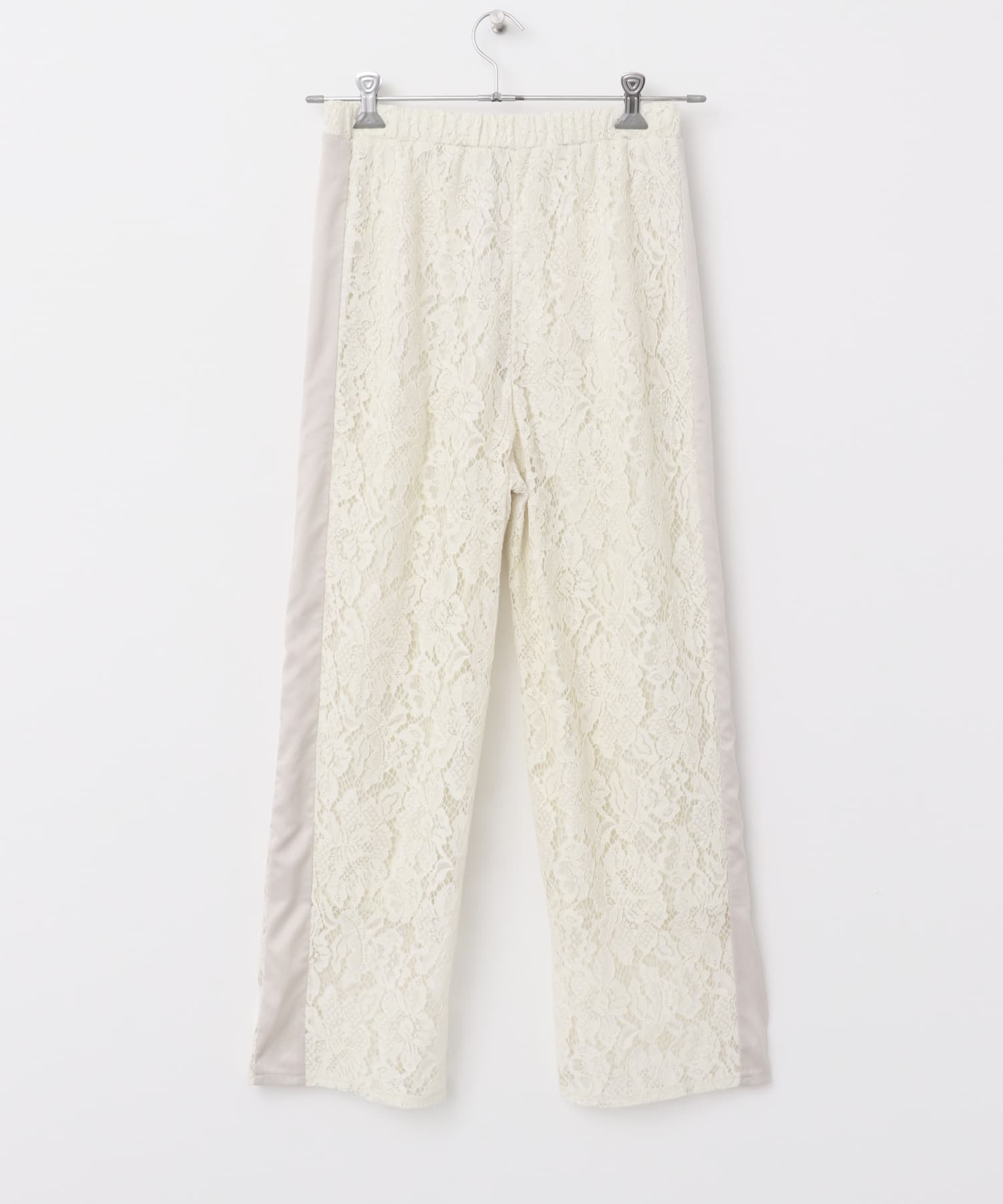 サイドラインコードレースパンツ IVORY One