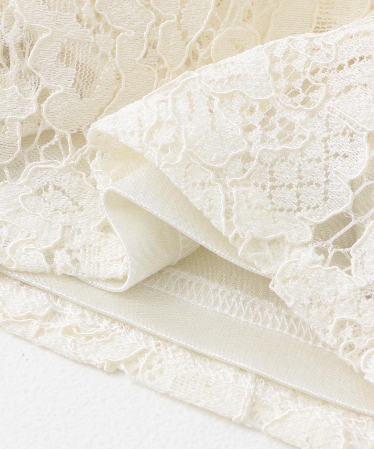 サイドラインコードレースパンツ IVORY One