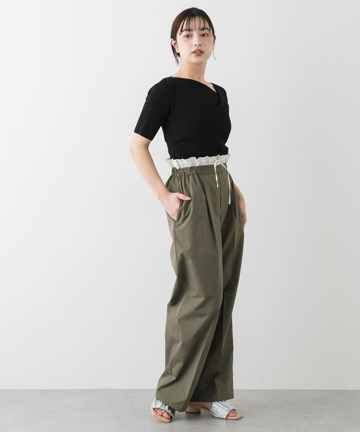 身長：158cm サイズ：one