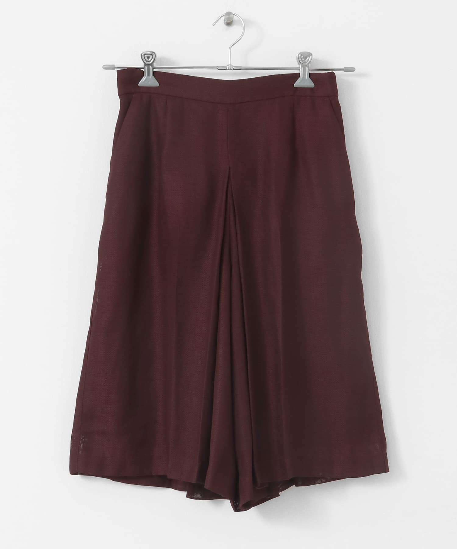 リネンライクメッシュバミューダ BROWN S