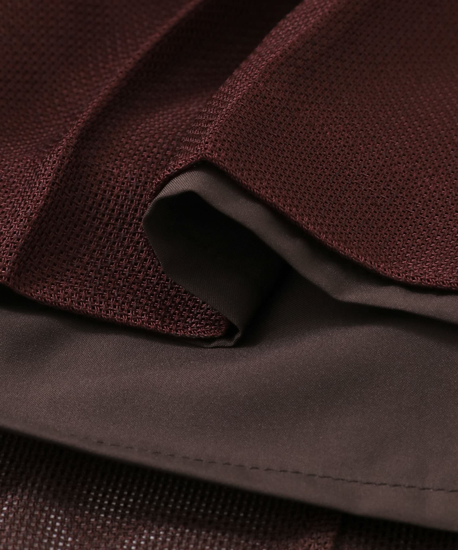 リネンライクメッシュバミューダ BROWN S