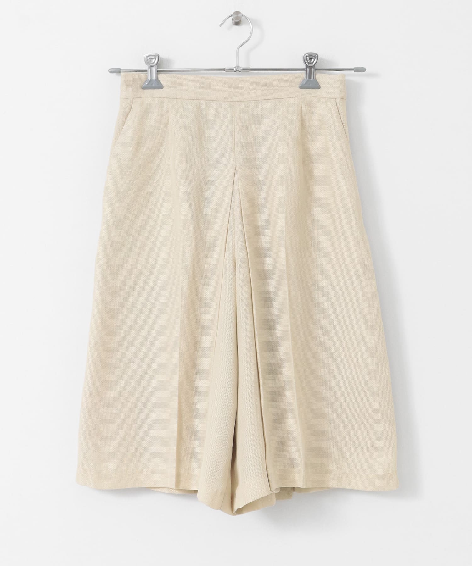 リネンライクメッシュバミューダ IVORY S