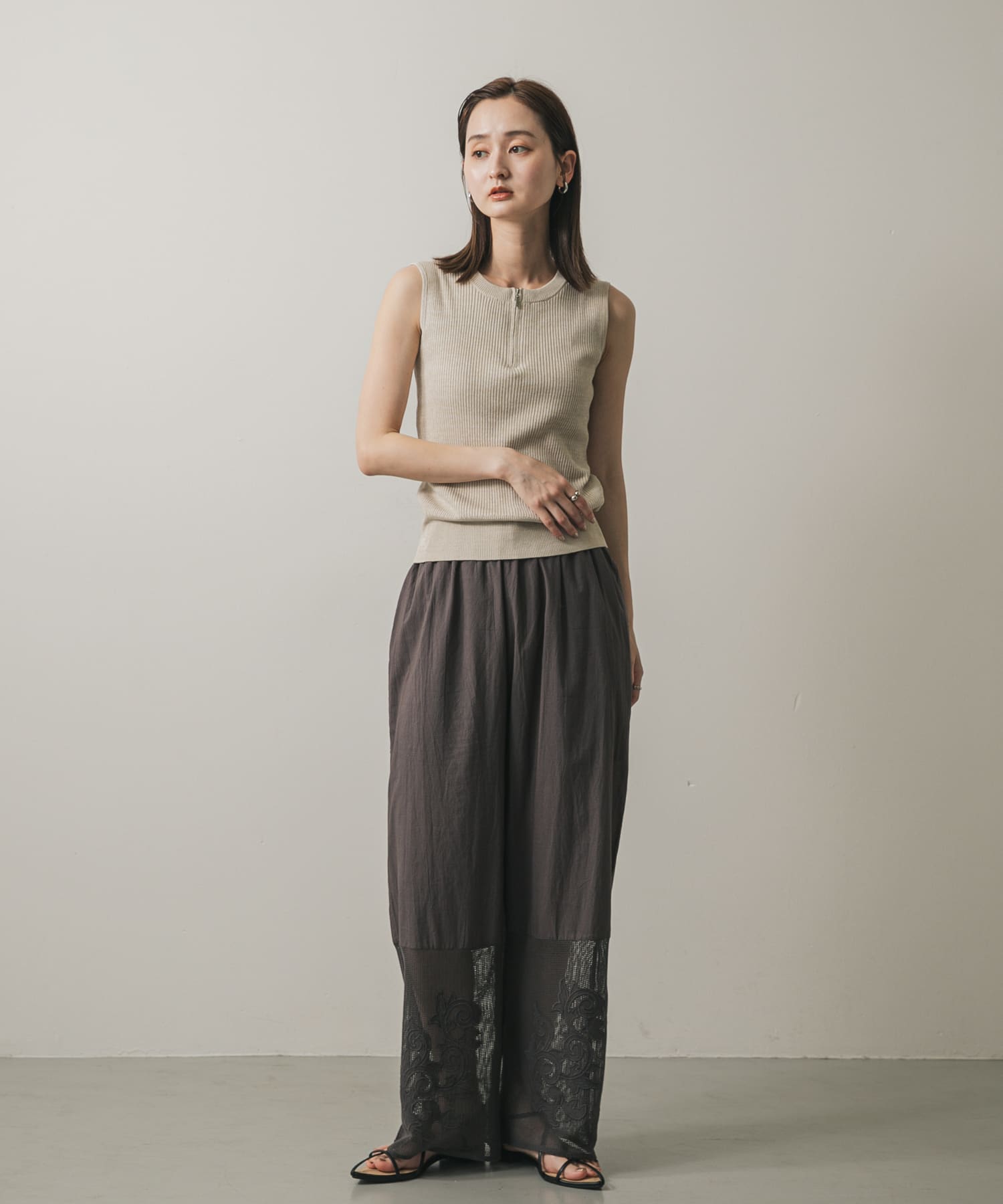 身長：169cm サイズ：one