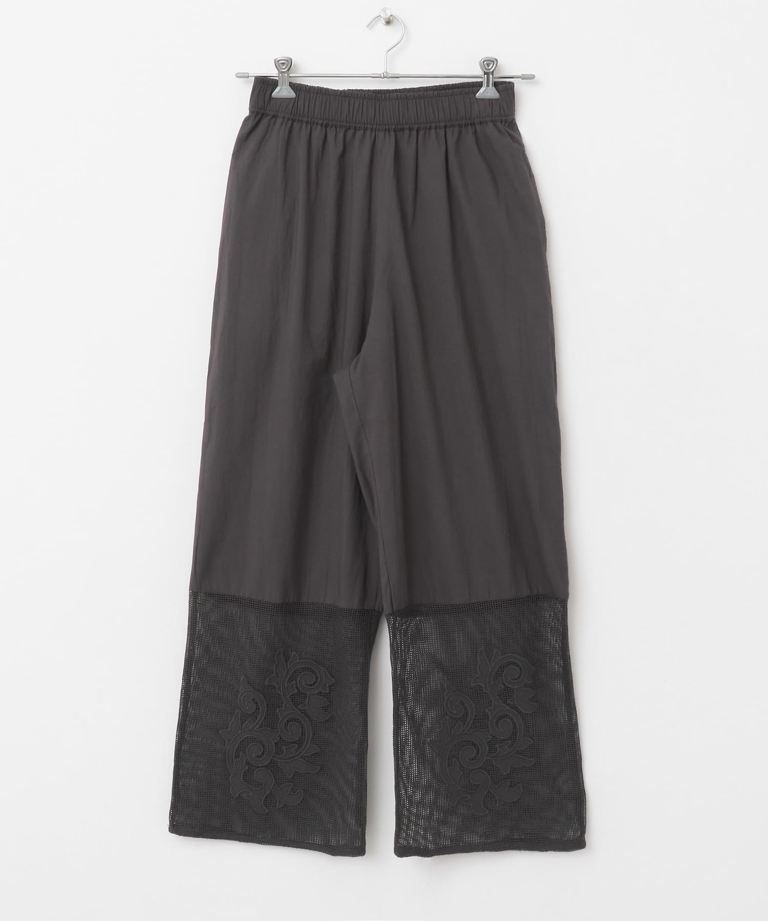 インドシシュウメッシュイージーパンツ CHARCOAL one