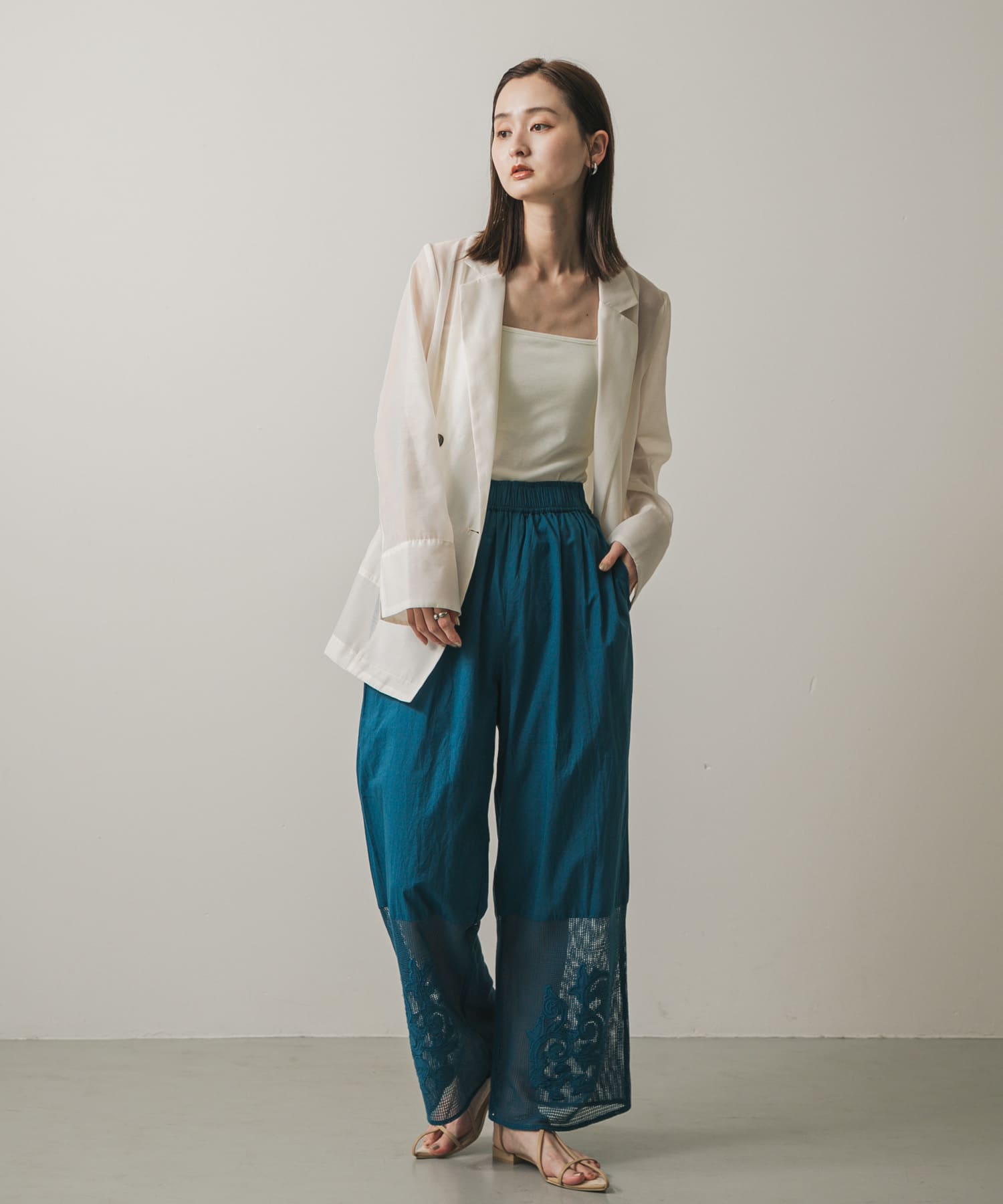 身長：169cm サイズ：one