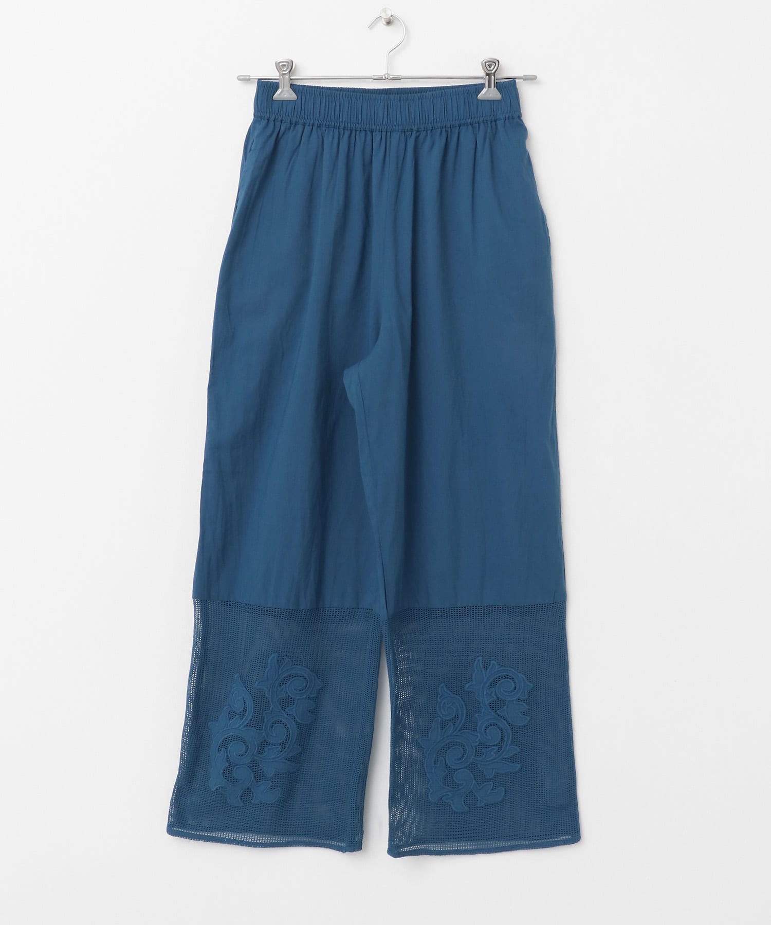 インドシシュウメッシュイージーパンツ BLUE one