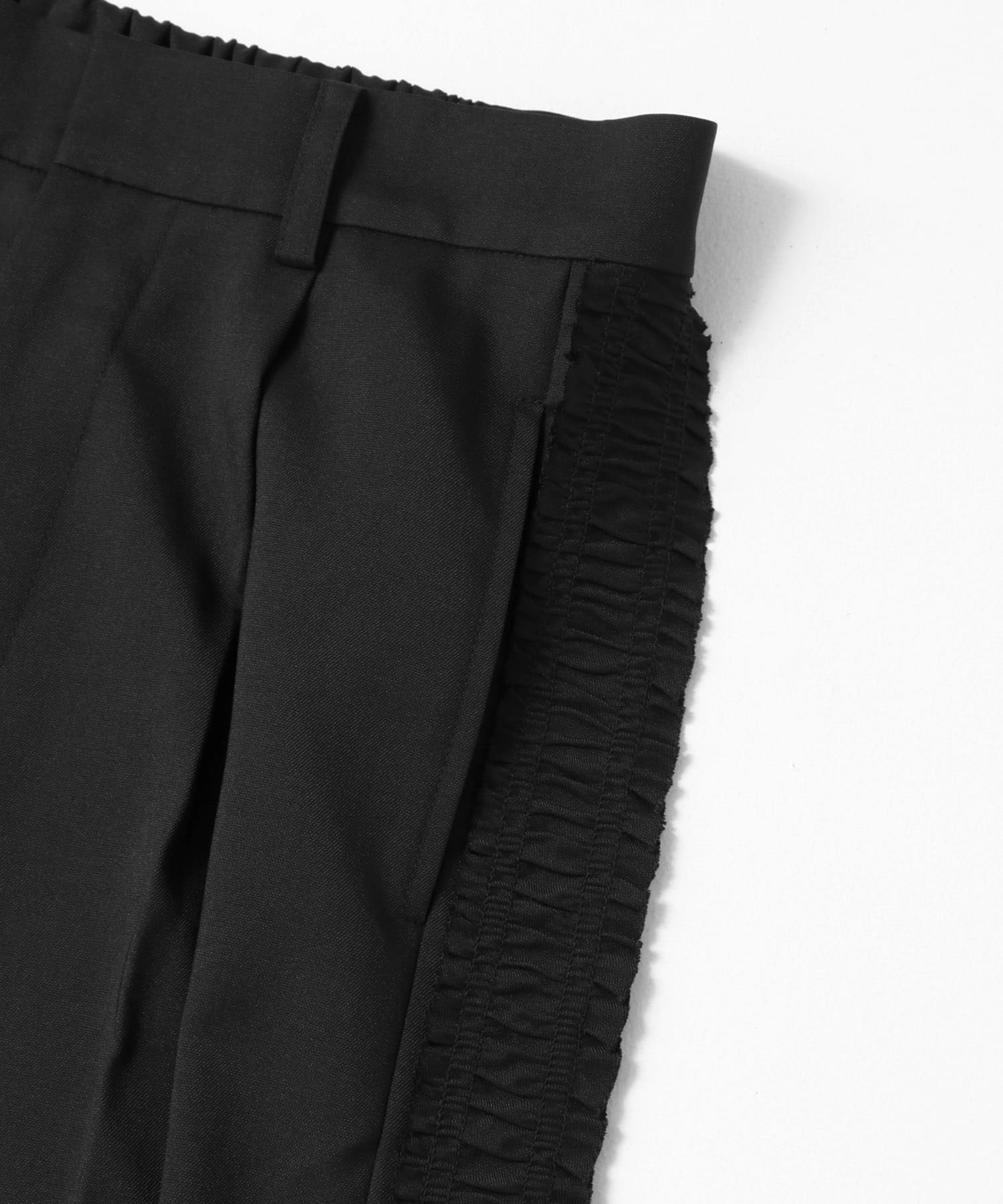 サイドフリルタックスラックス BLACK S
