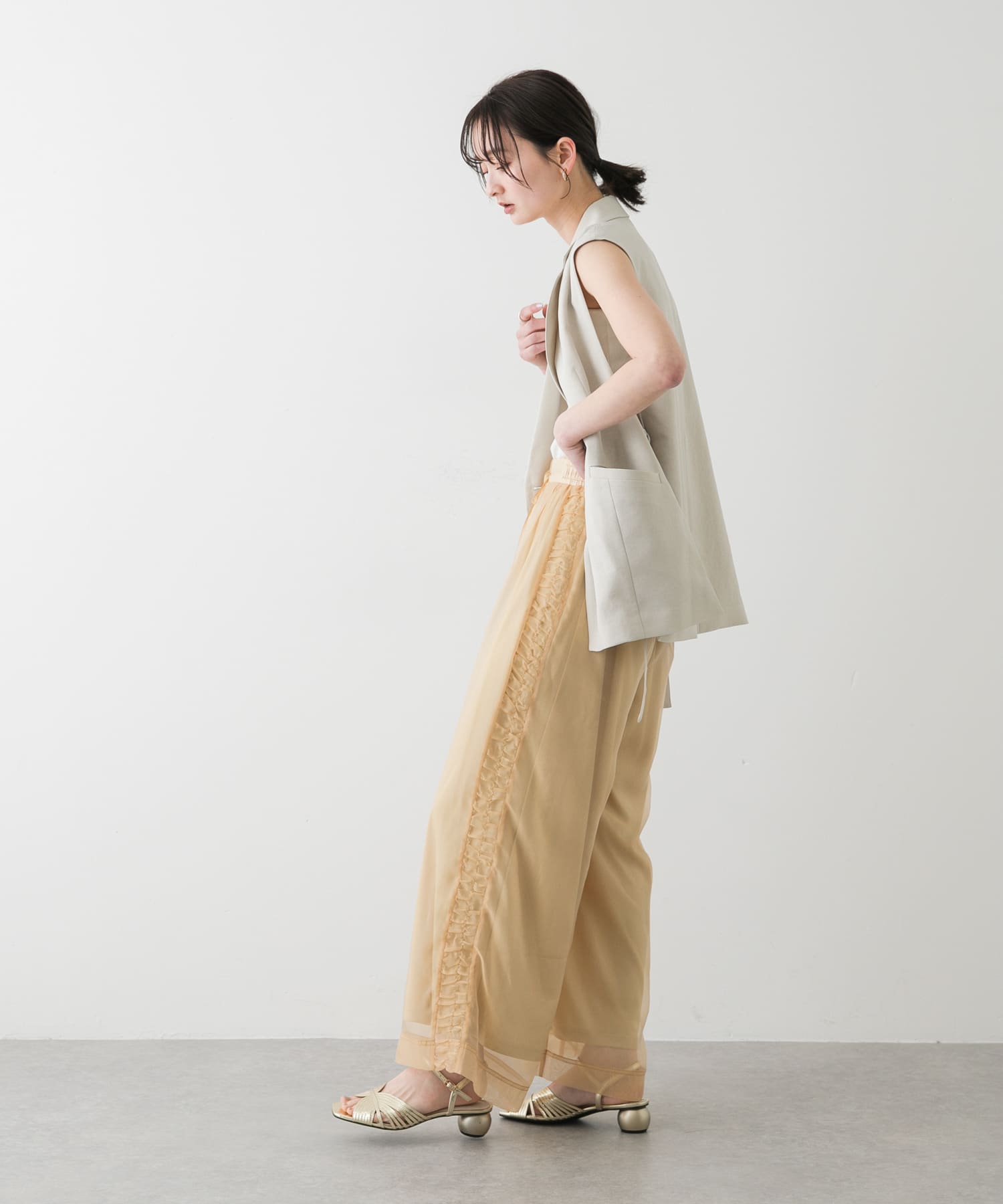 身長：169cm サイズ：one
