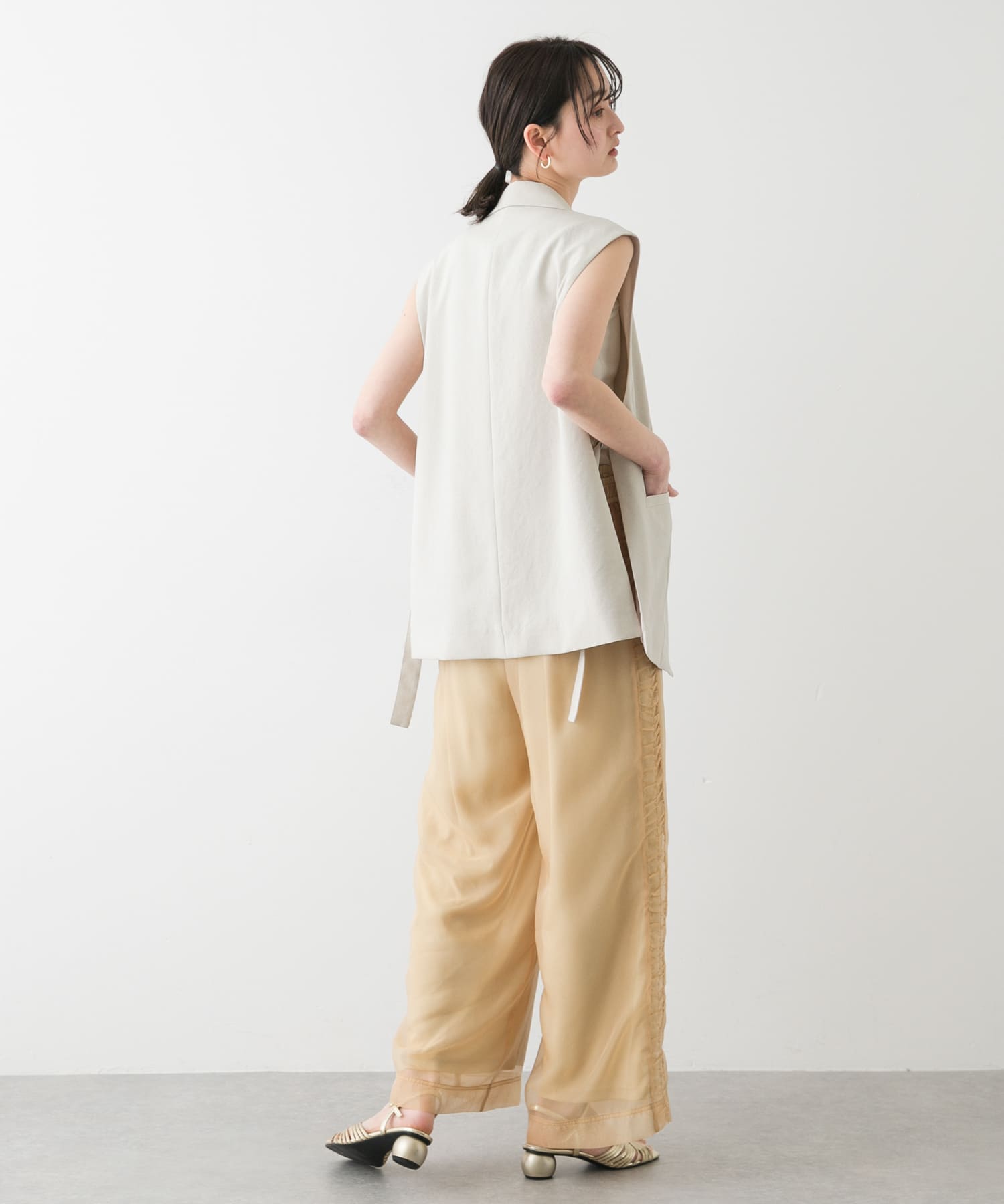 身長：169cm サイズ：one