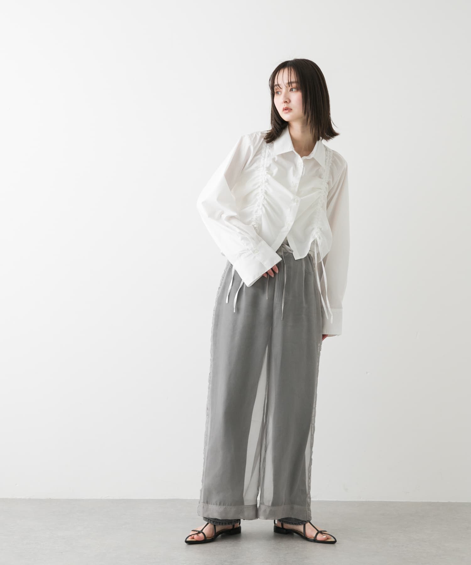 身長：169cm サイズ：one