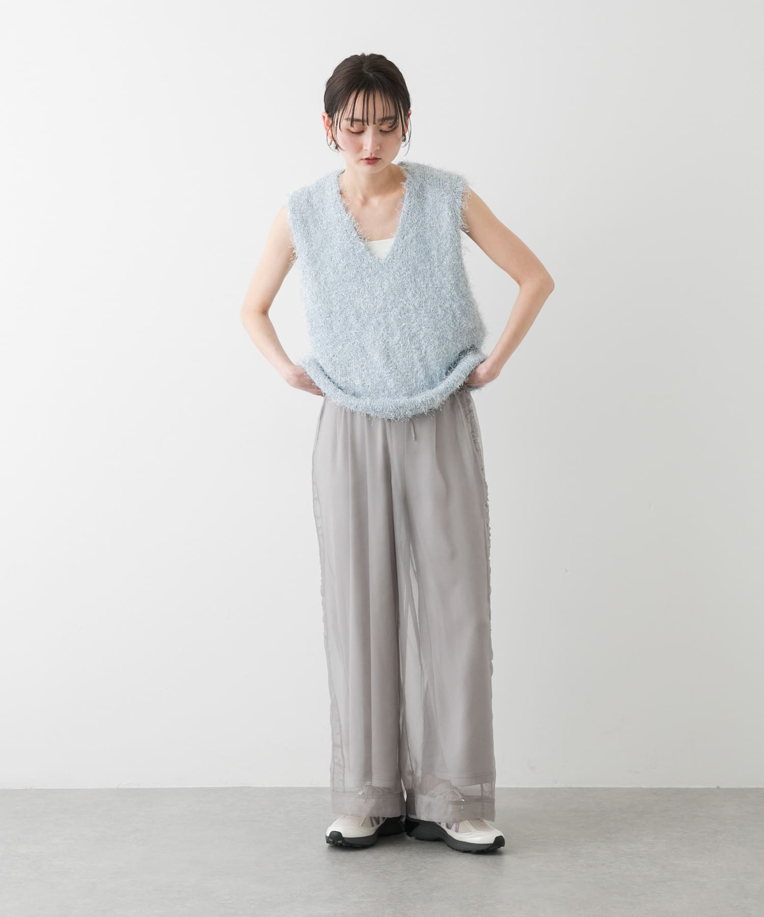 身長：169cm サイズ：one