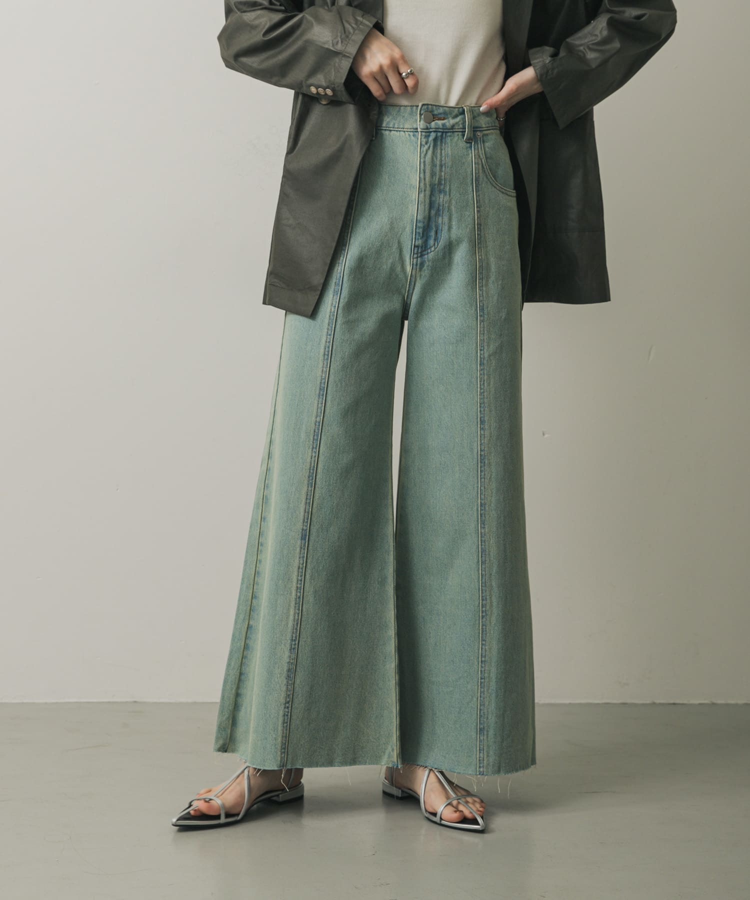 ルーズフレアデニム