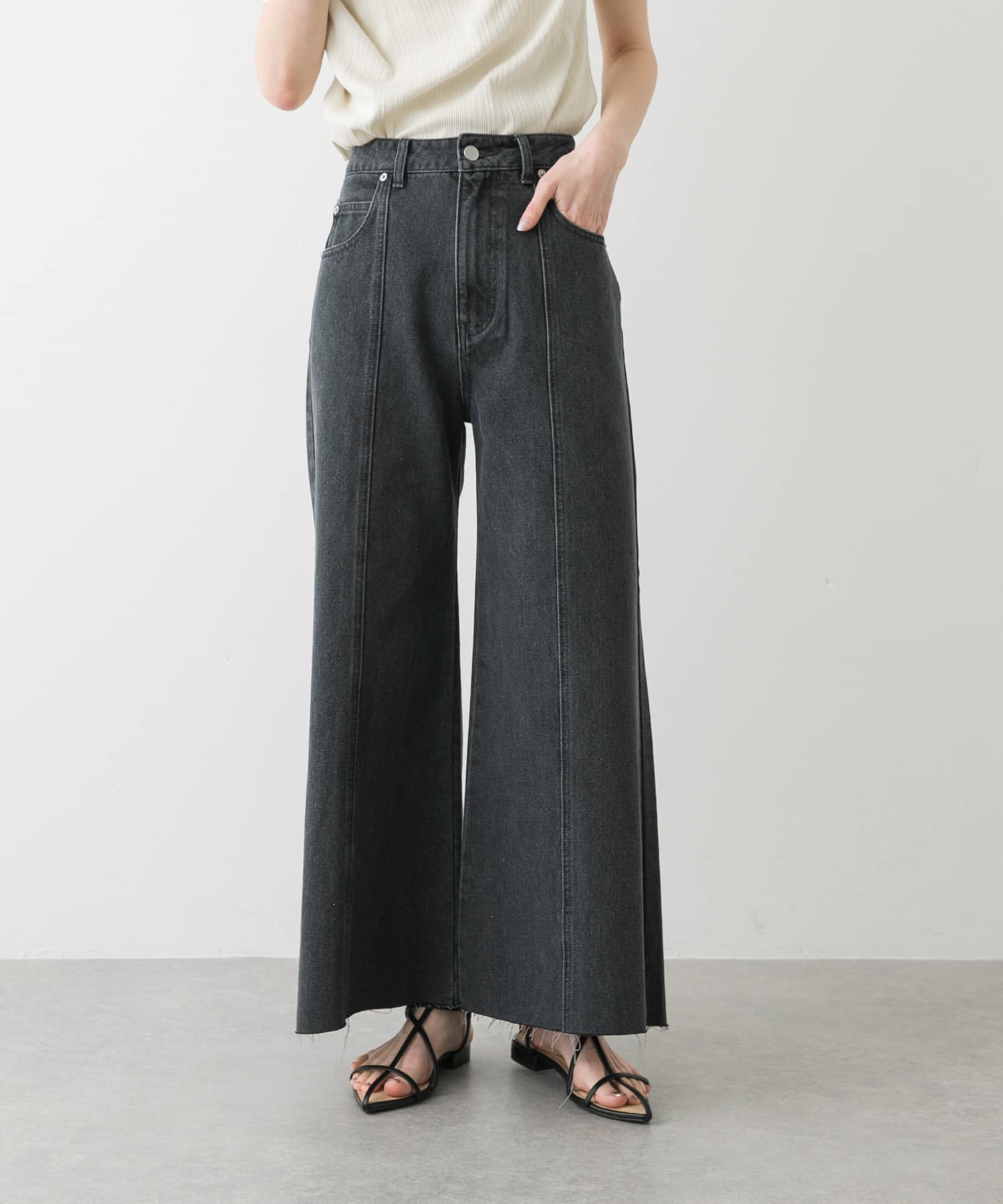 ルーズフレアデニム