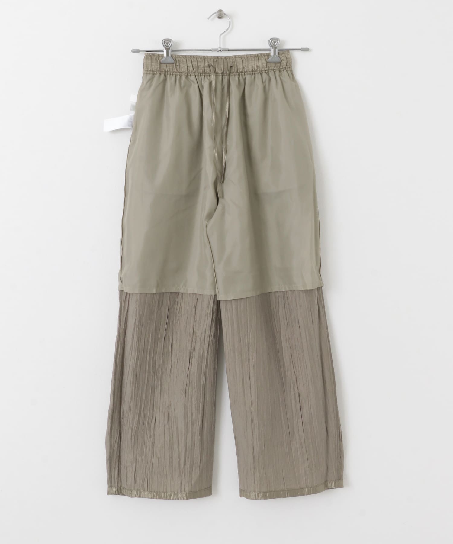 クリンクルイージーパンツ MOCHA one