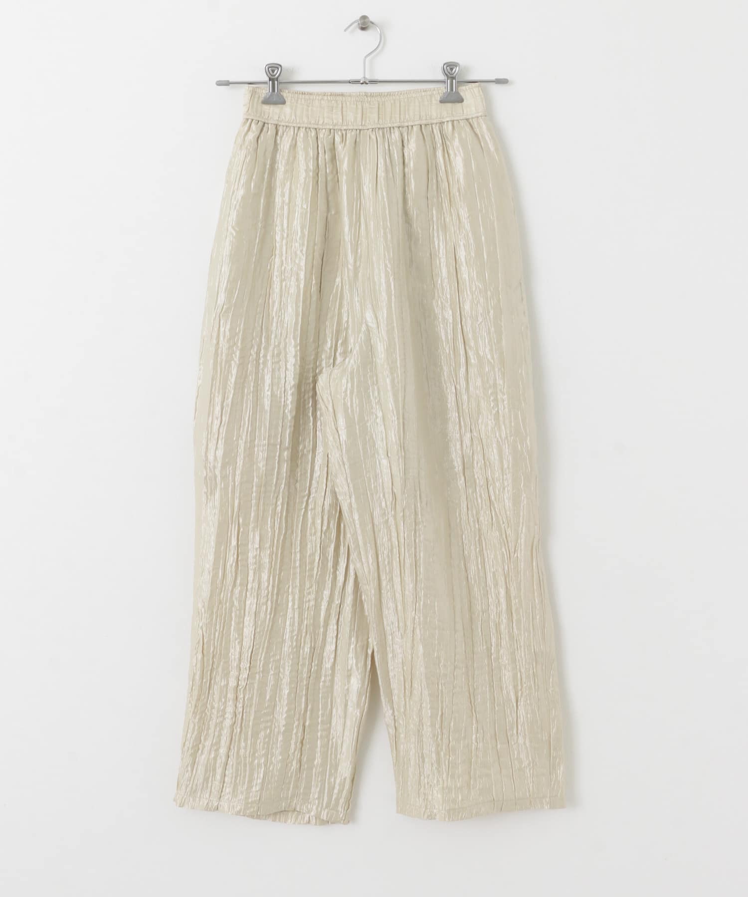 クリンクルイージーパンツ BEIGE one