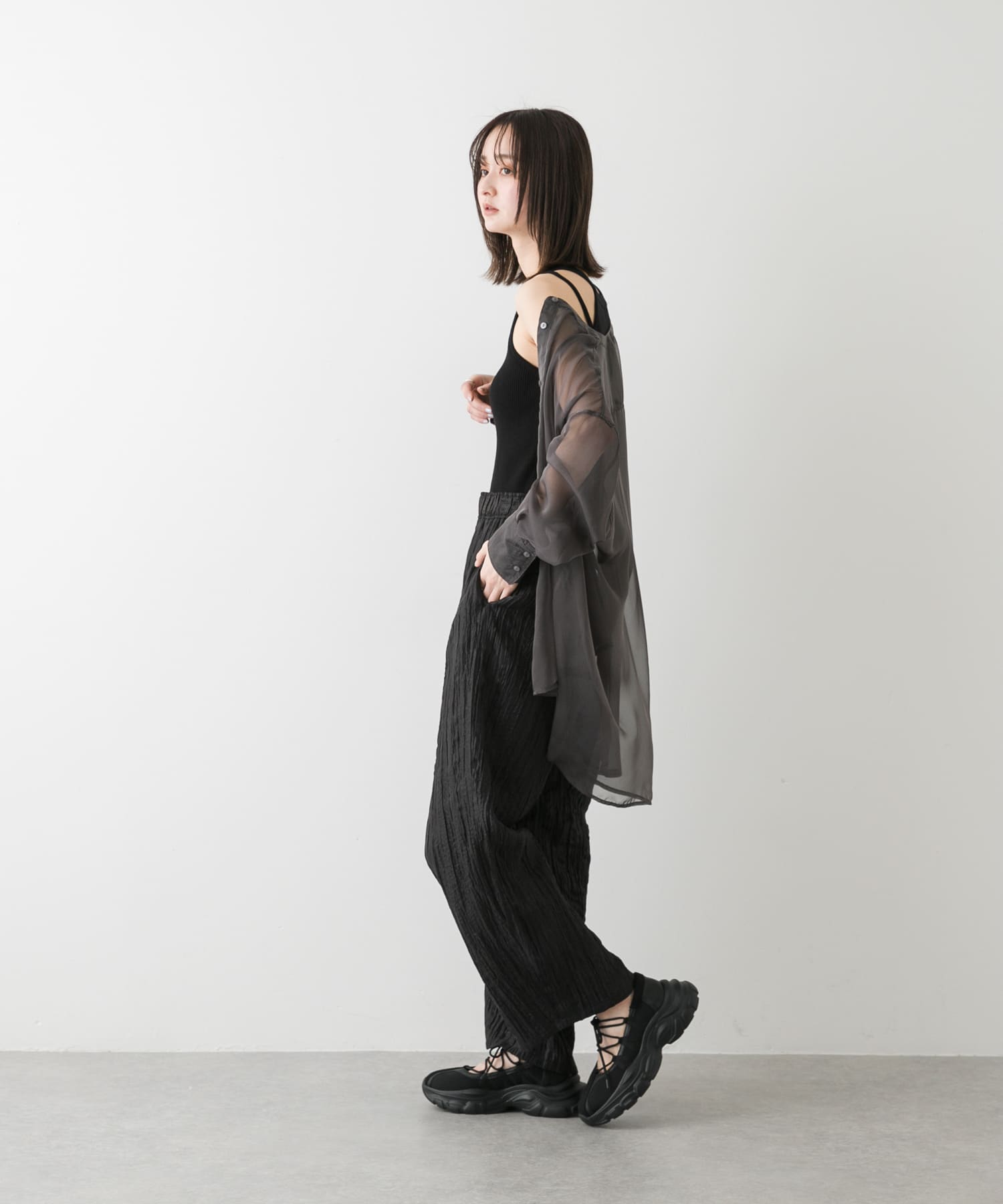 身長：169cm サイズ：one