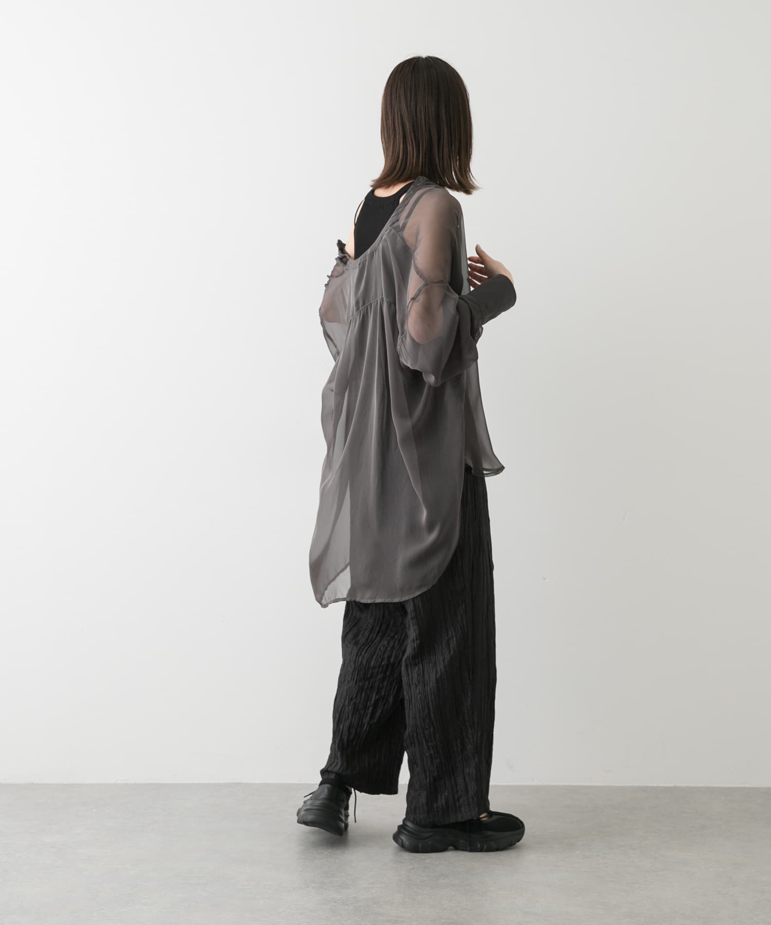 身長：169cm サイズ：one