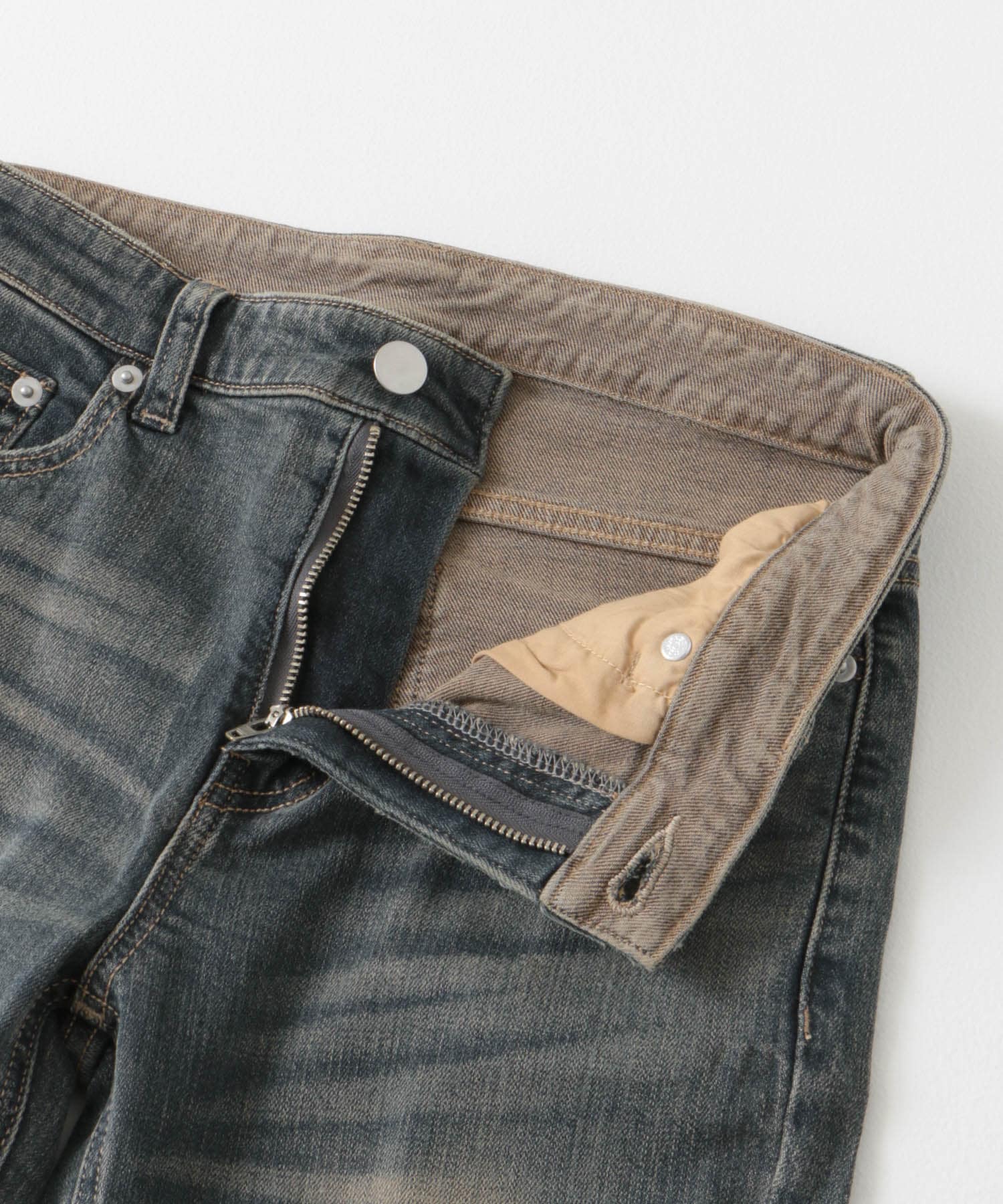 ローライズフレアデニムパンツ D.INDIGO S