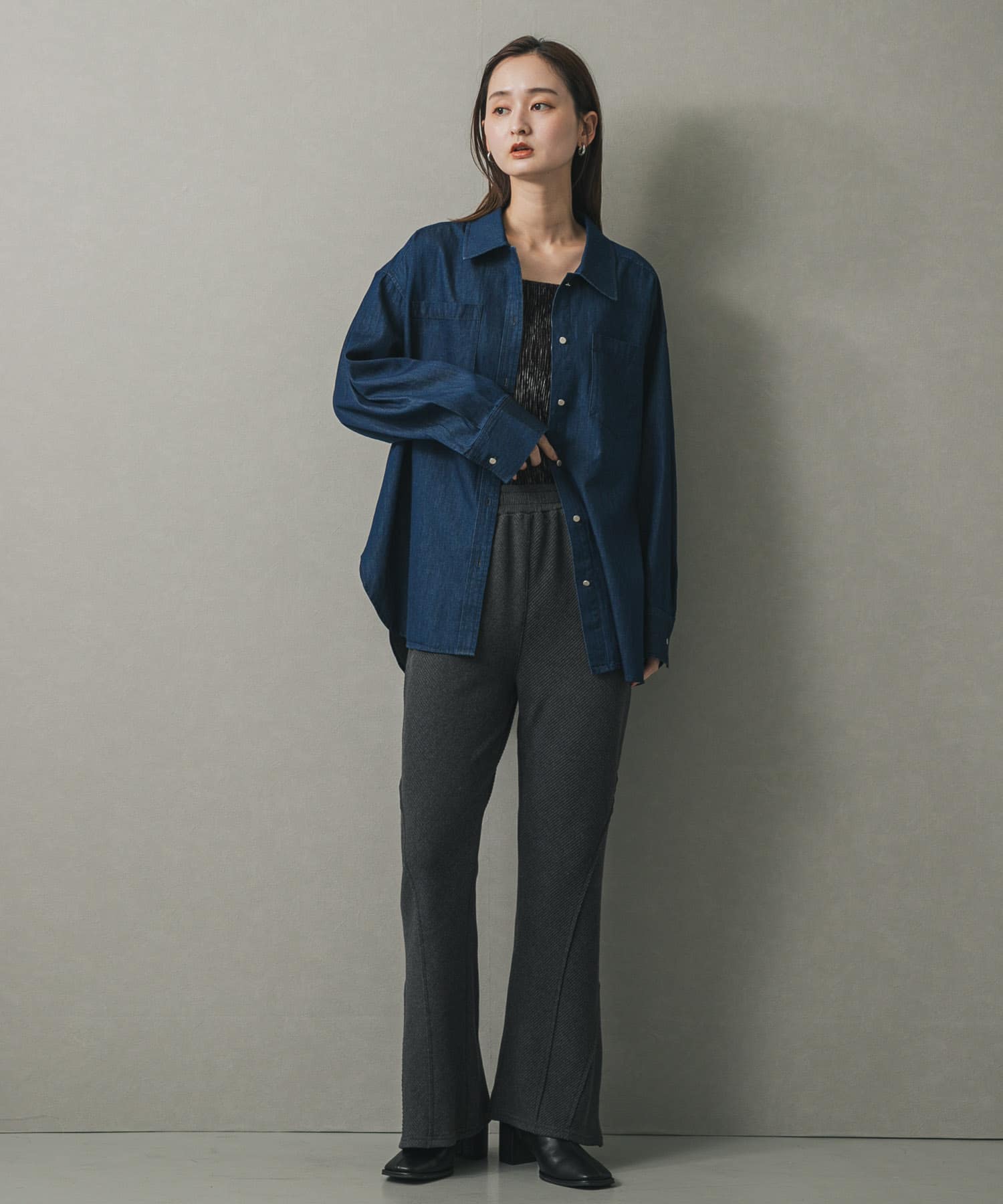 身長：169cm サイズ：one