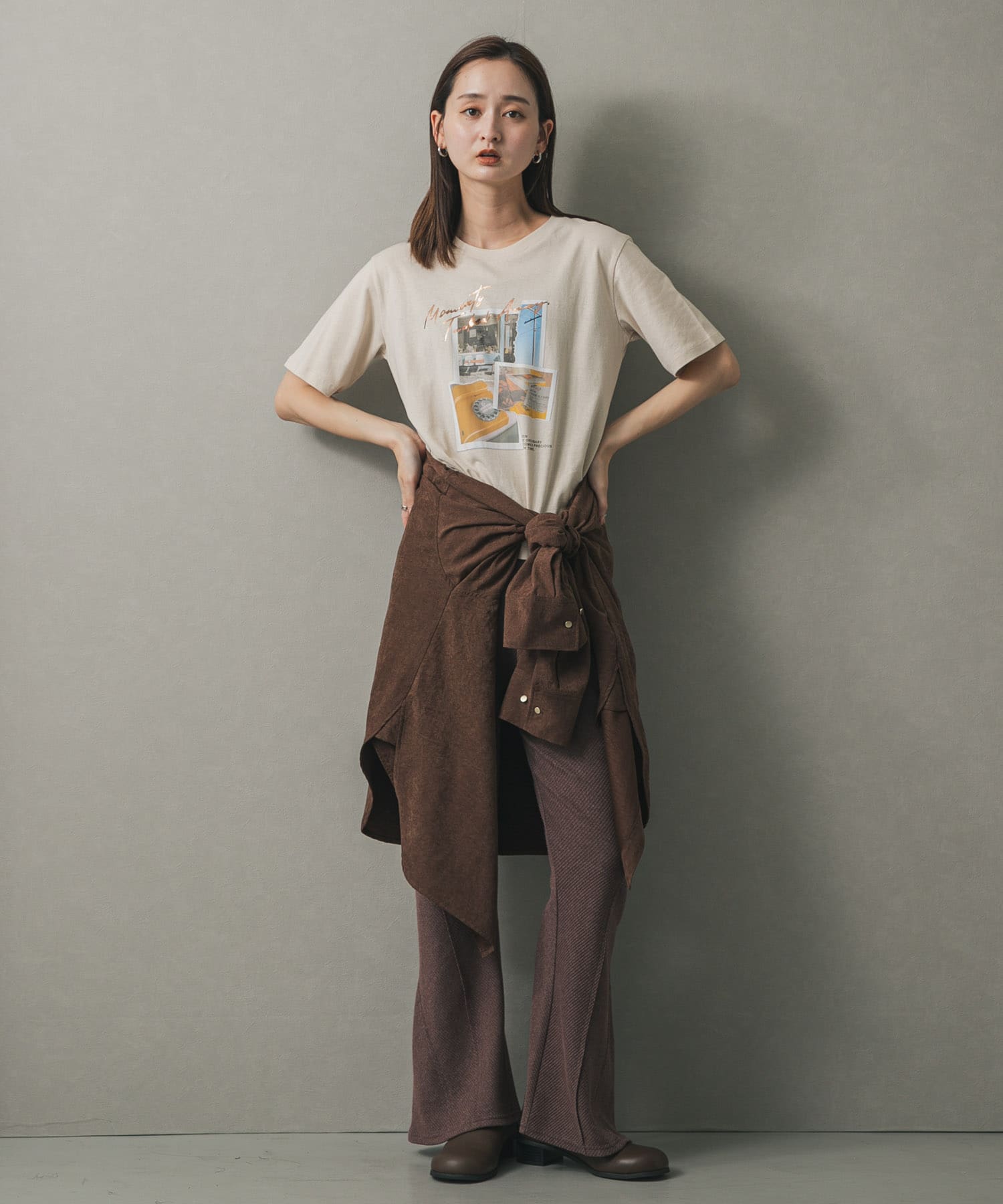 身長：169cm サイズ：one