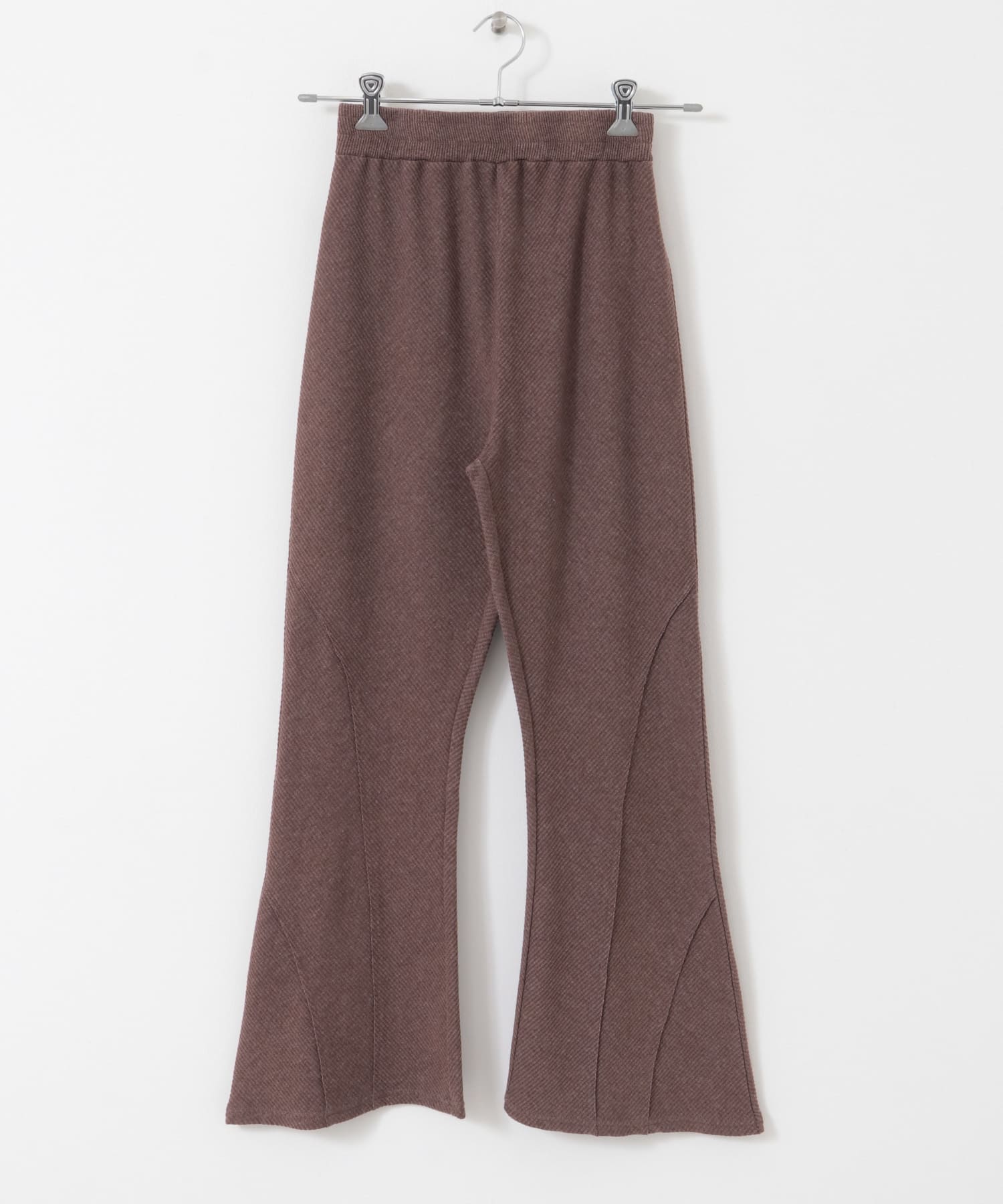 カットフレアパンツ BROWN one