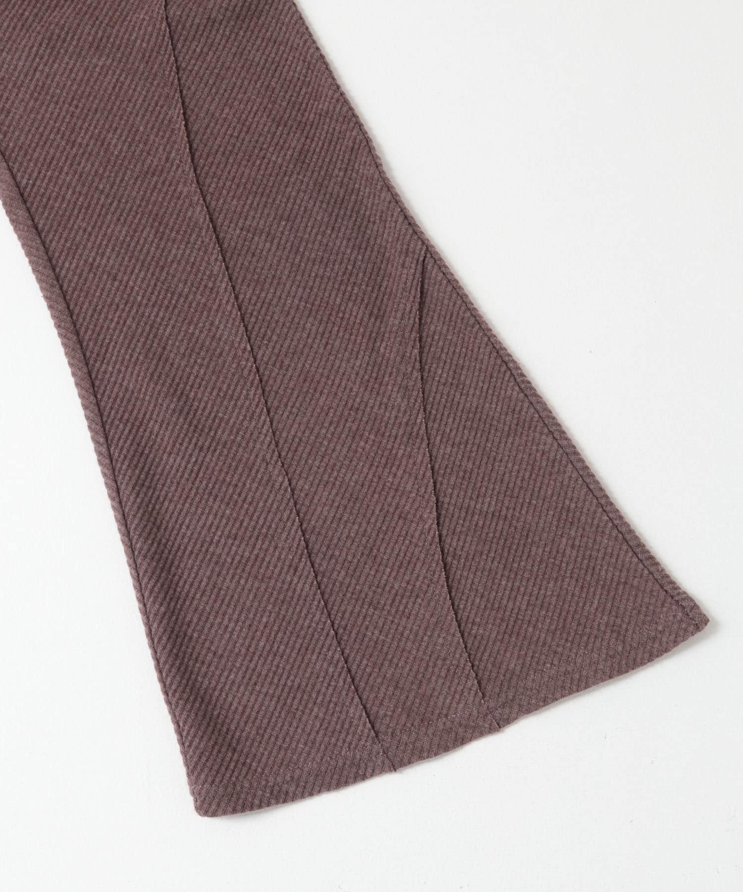 カットフレアパンツ BROWN one