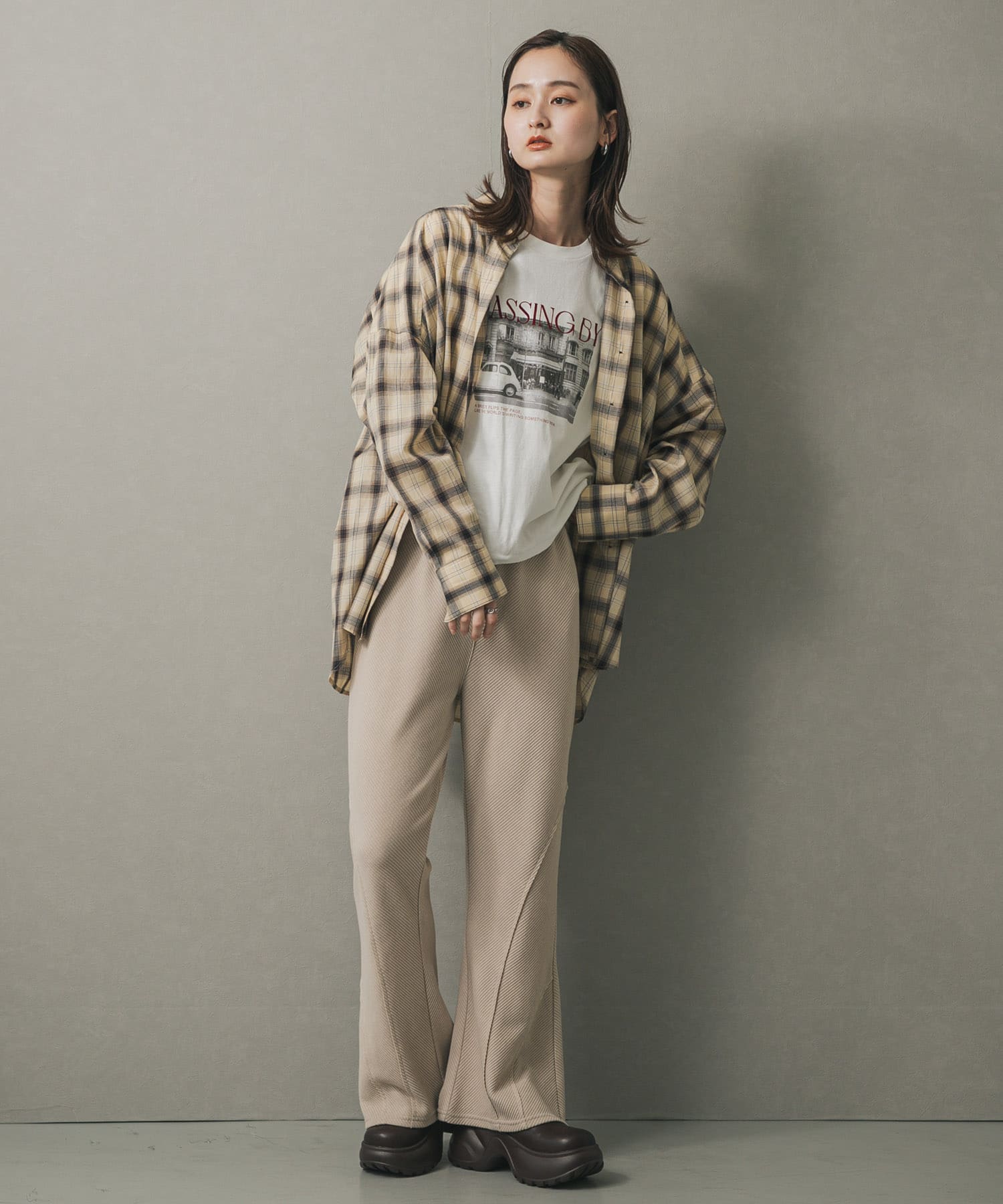 身長：169cm サイズ：one