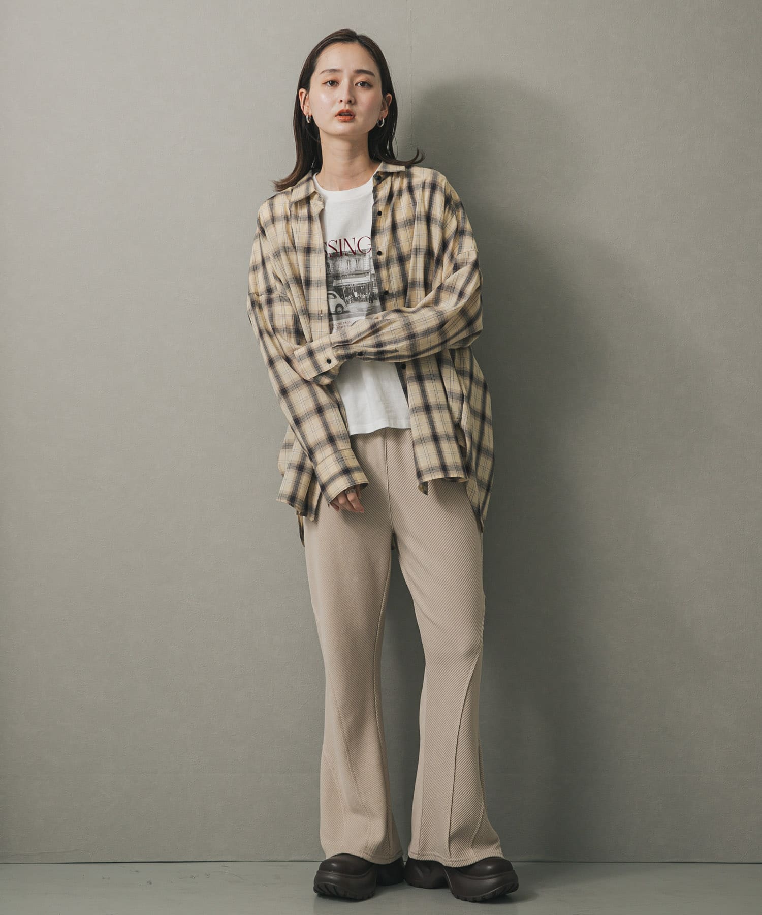 身長：169cm サイズ：one