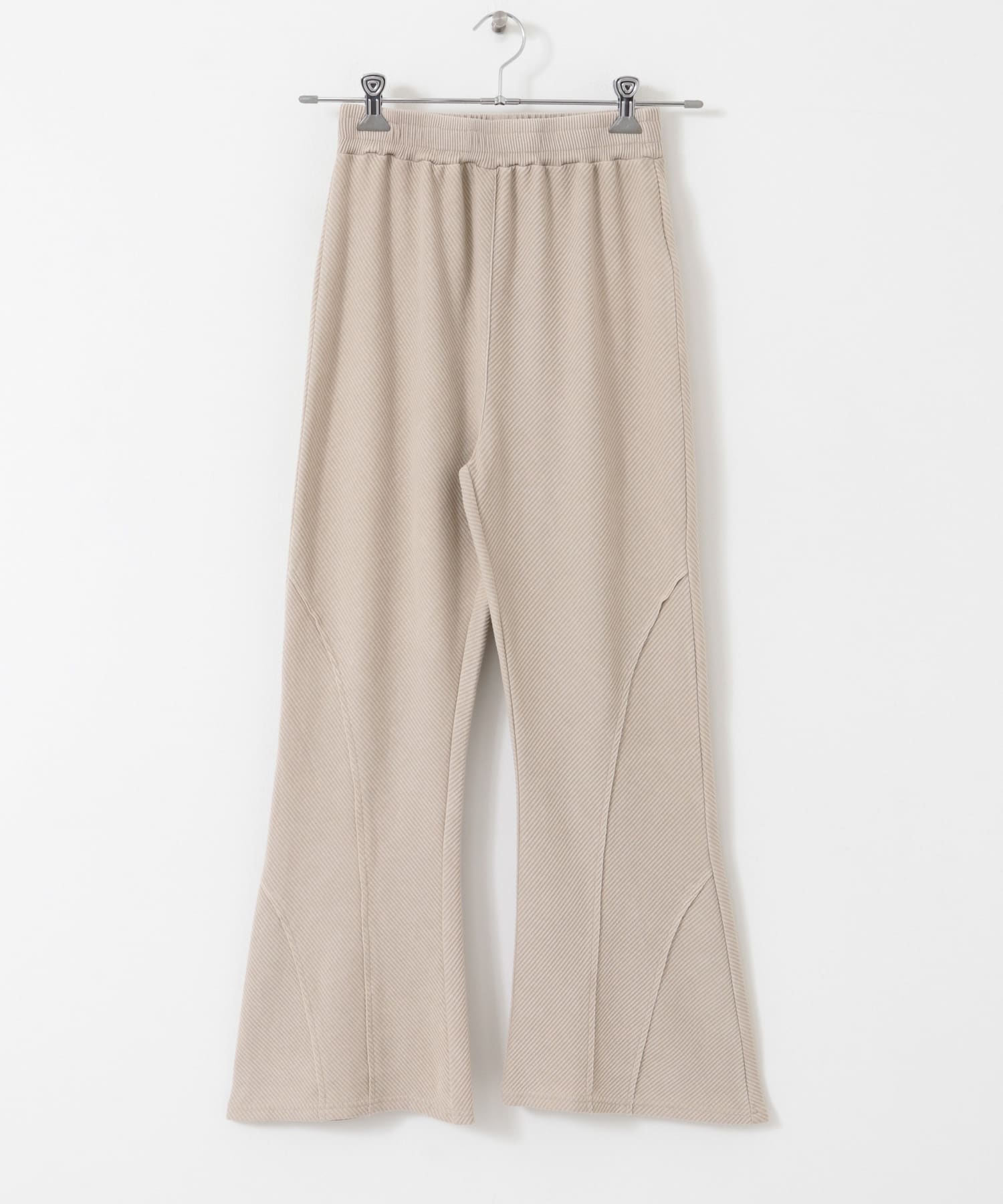 カットフレアパンツ BEIGE one