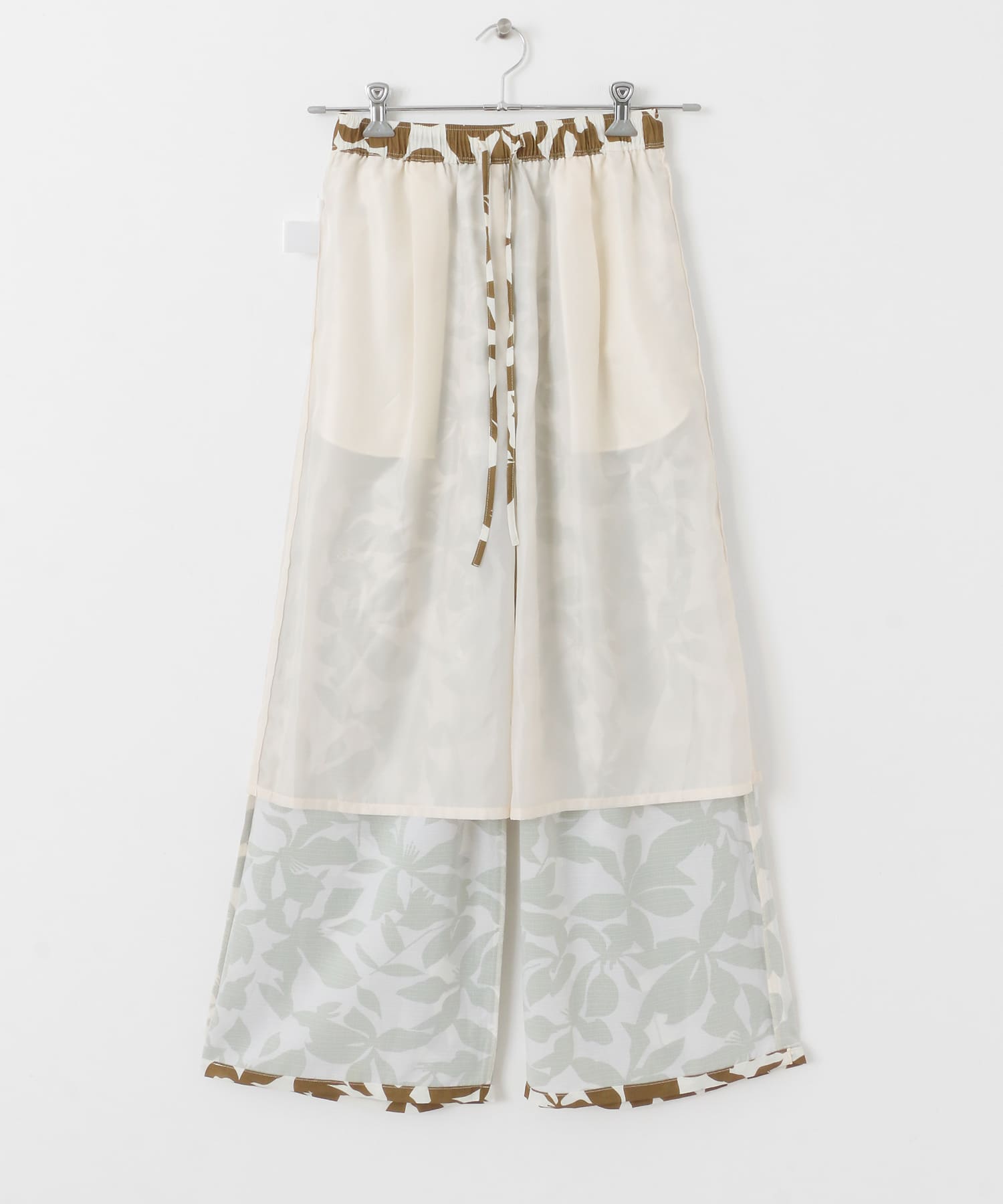 リーフプリントイージーパンツ IVO×CML S