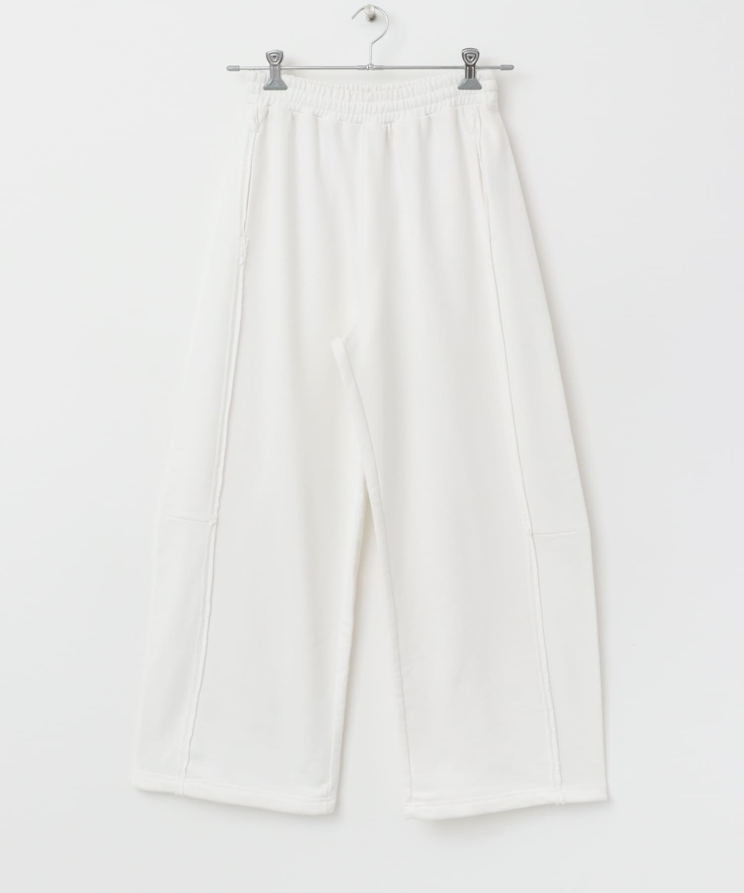 キリカエカーブスウェットパンツ OFF WHITE one