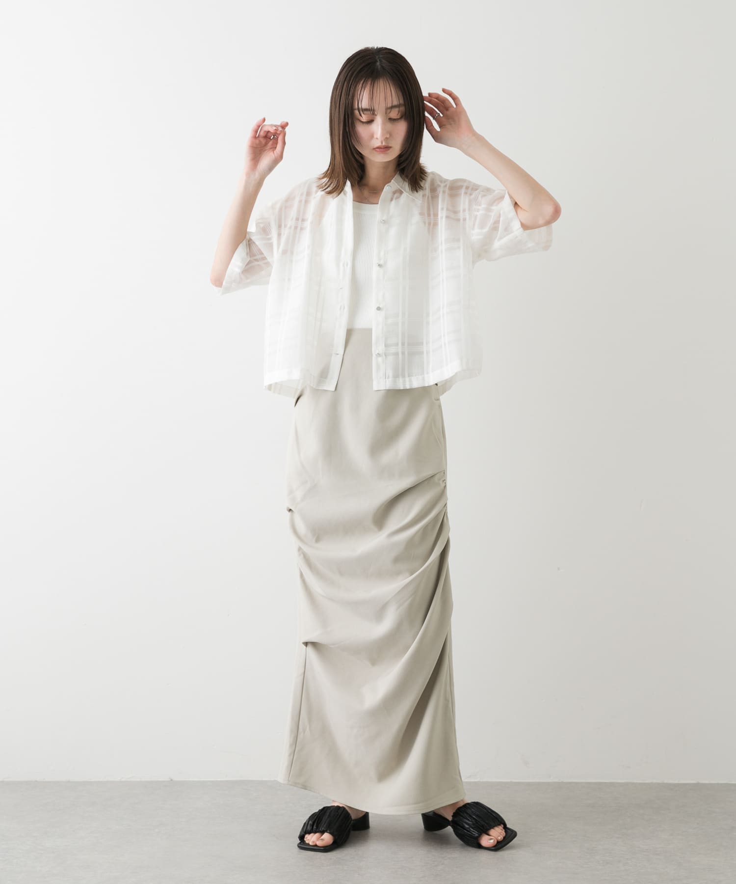 身長：169cm サイズ：M