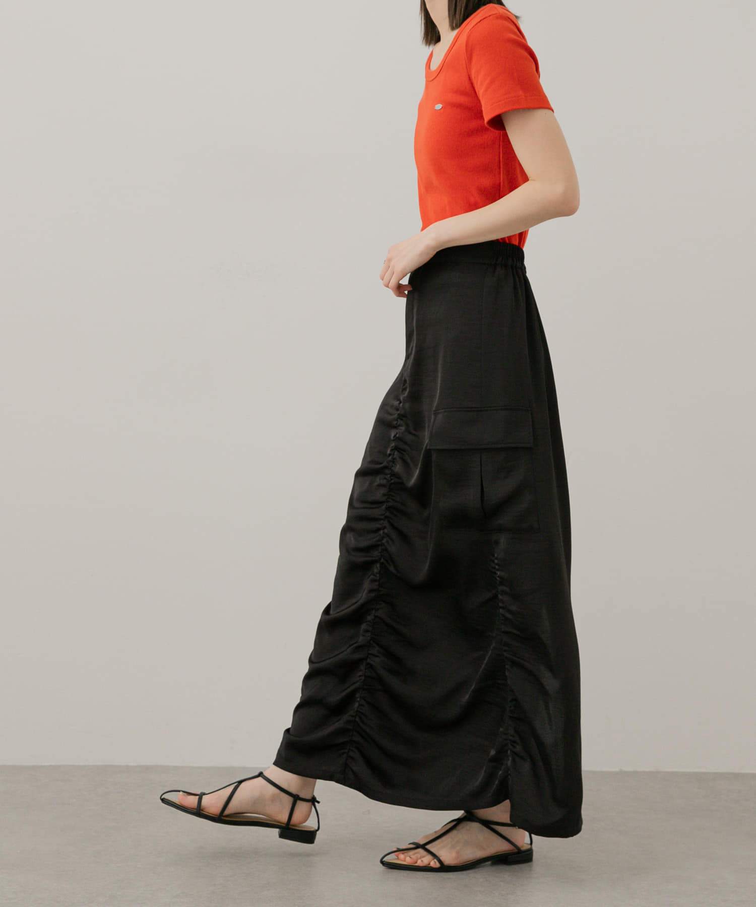 サテンサイドポケットスカート(one IVORY): スカート｜URBAN RESEARCH