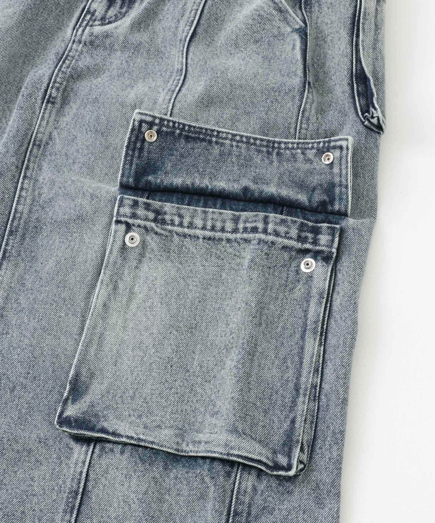 カーゴデニムスカート D.INDIGO S