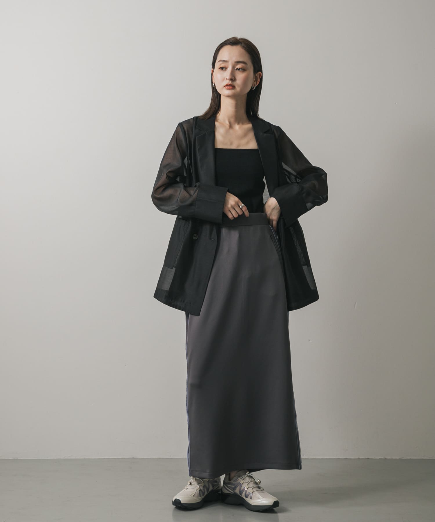 身長：169cm サイズ：one
