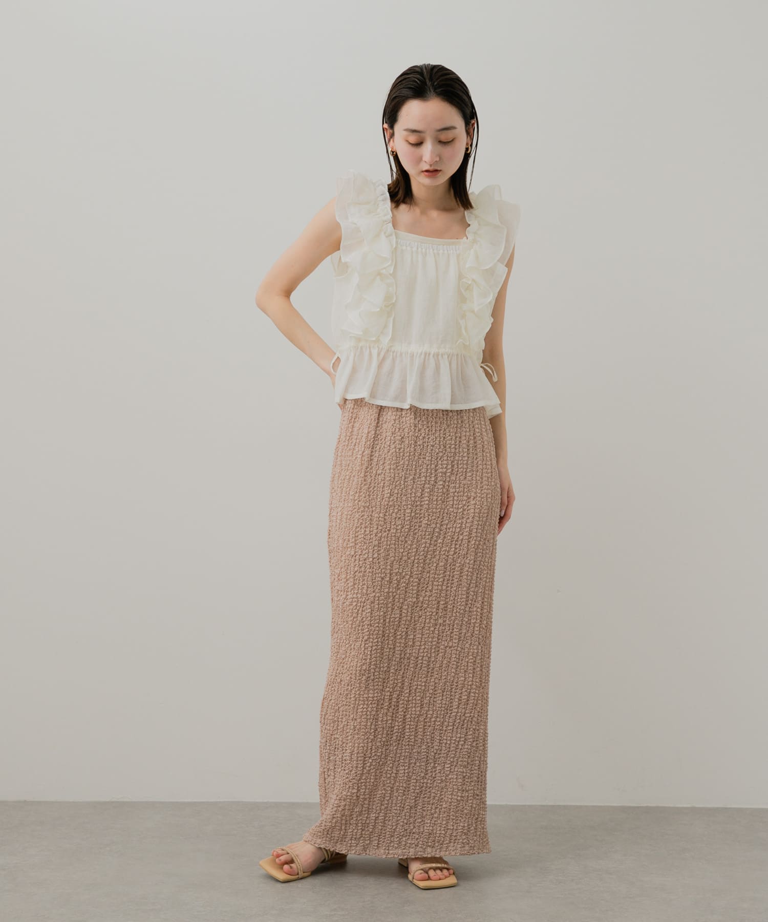 身長：169cm サイズ：one