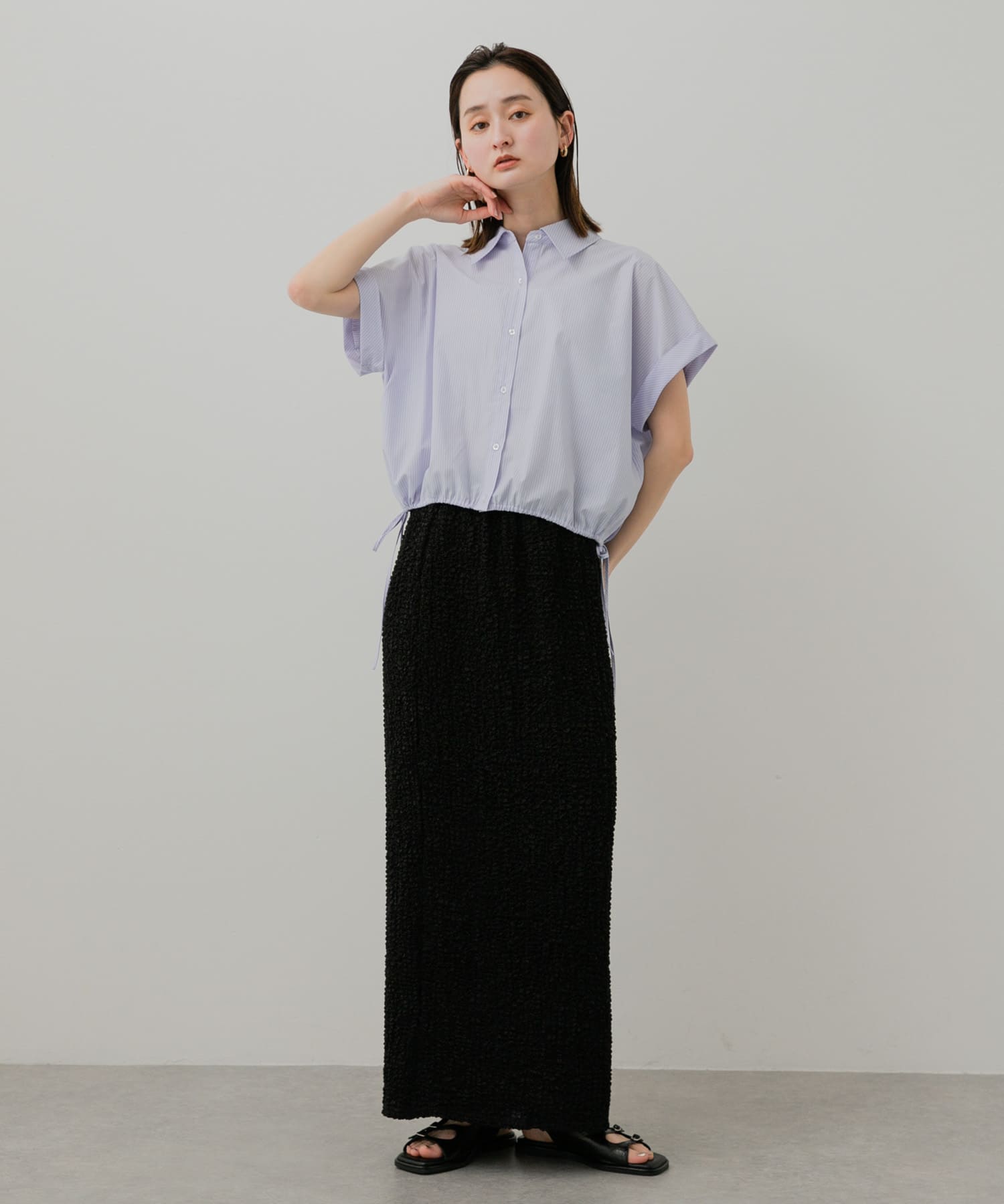 身長：169cm サイズ：one