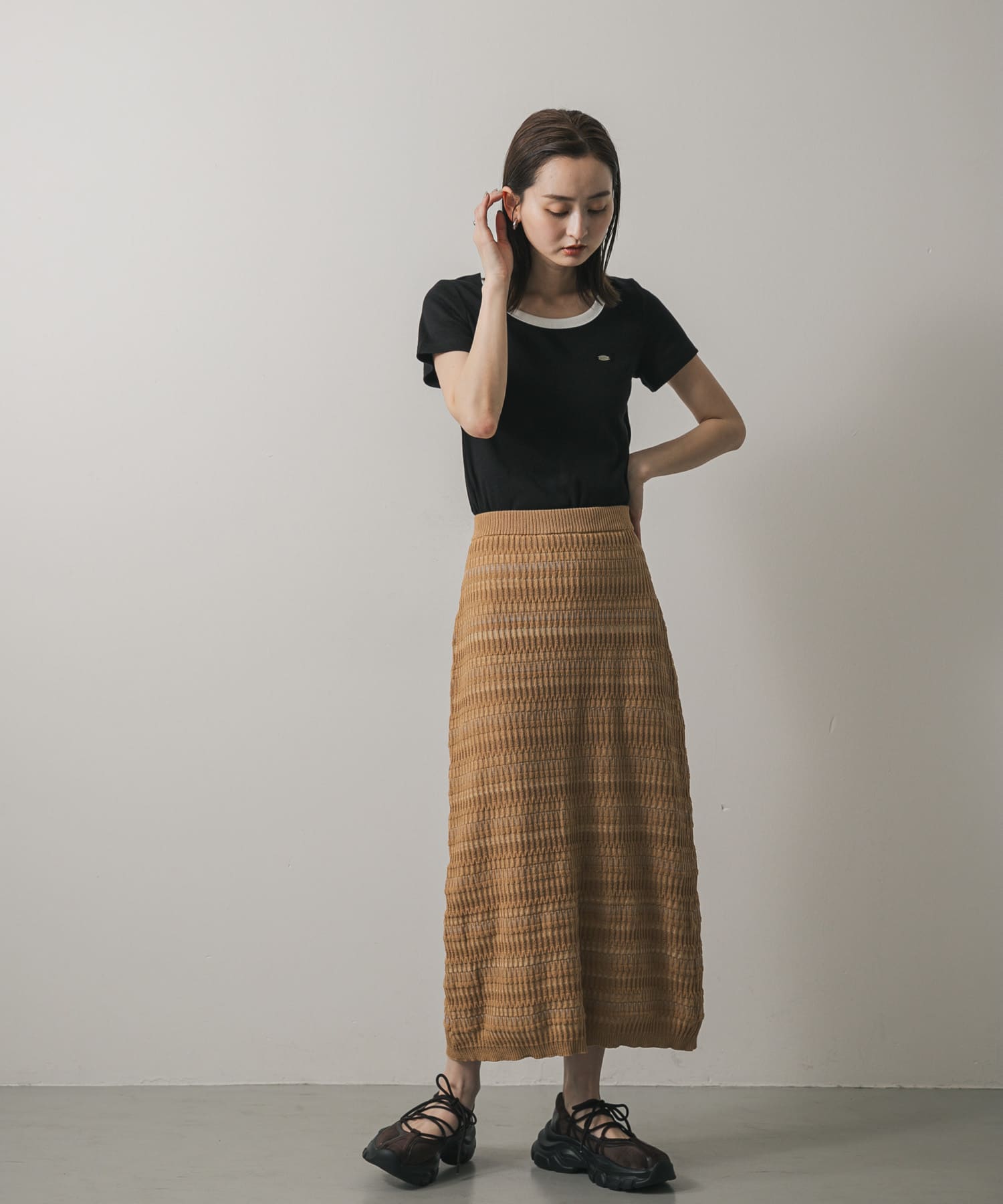 身長：169cm サイズ：one