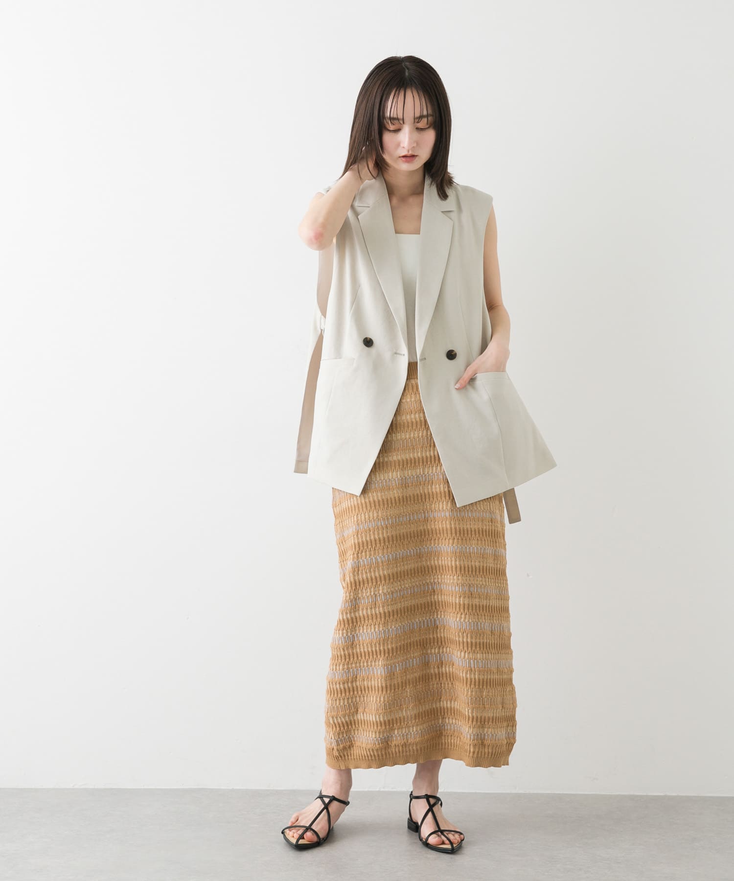 身長：169cm サイズ：one