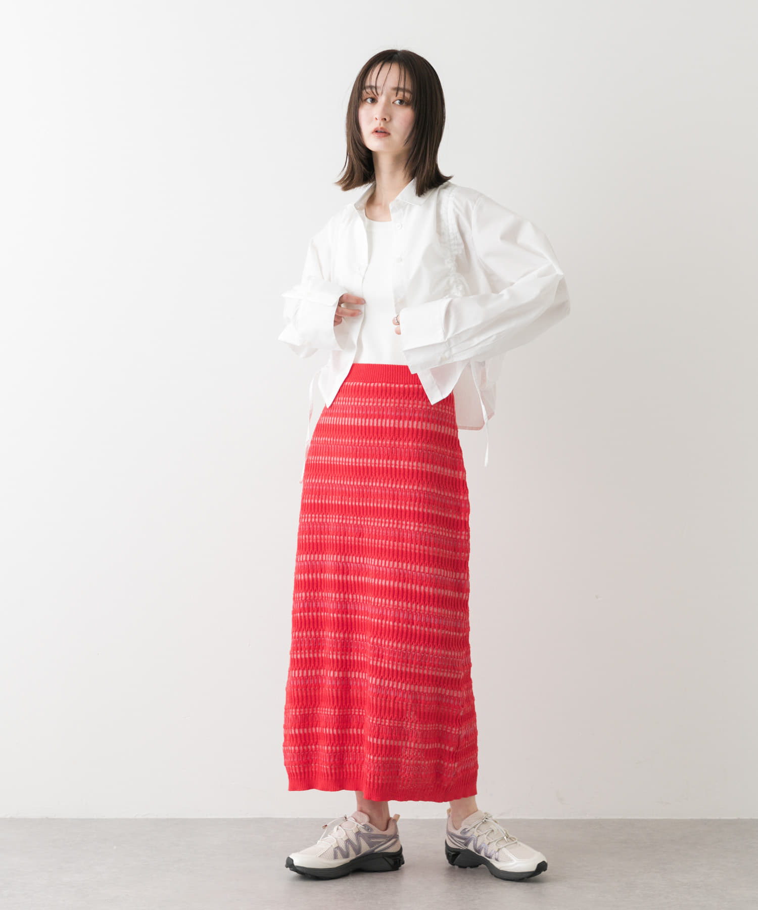 身長：169cm サイズ：one