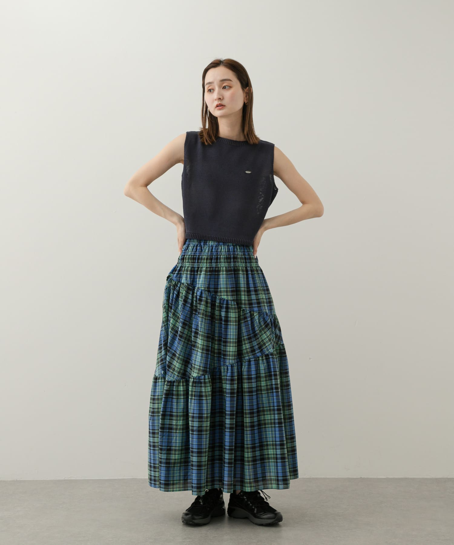 身長：169cm サイズ：one