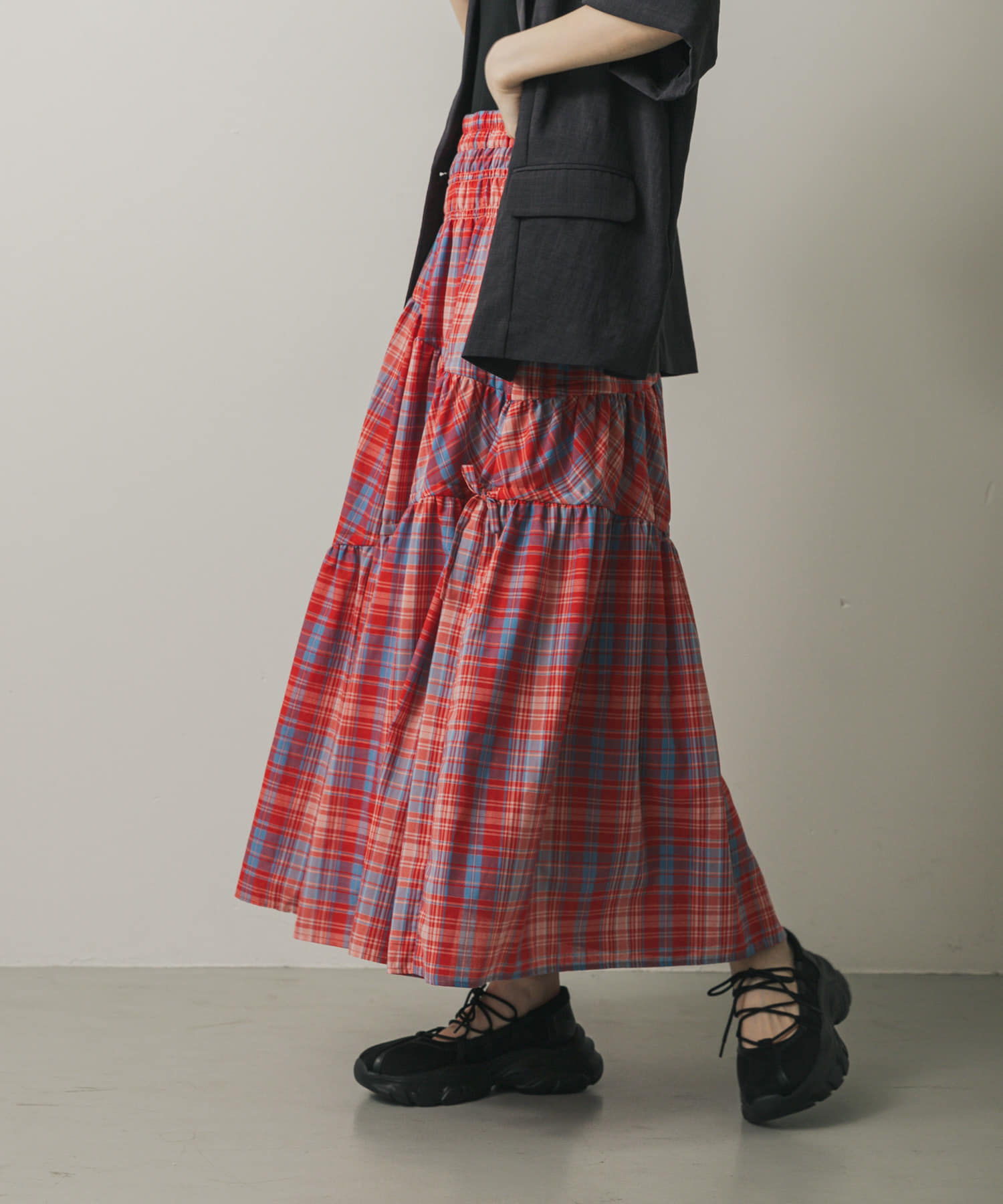 身長：169cm サイズ：one