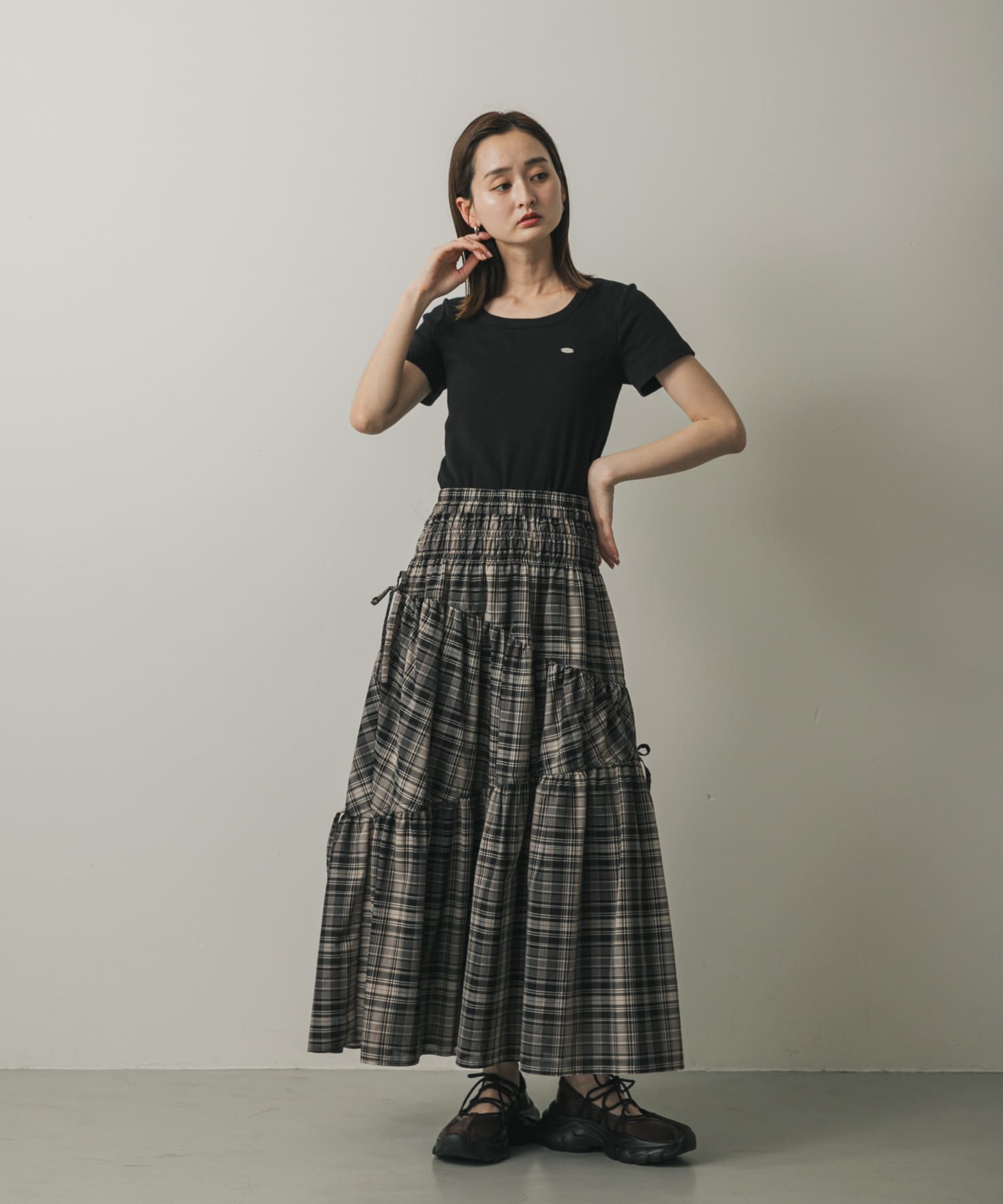 身長：169cm サイズ：one