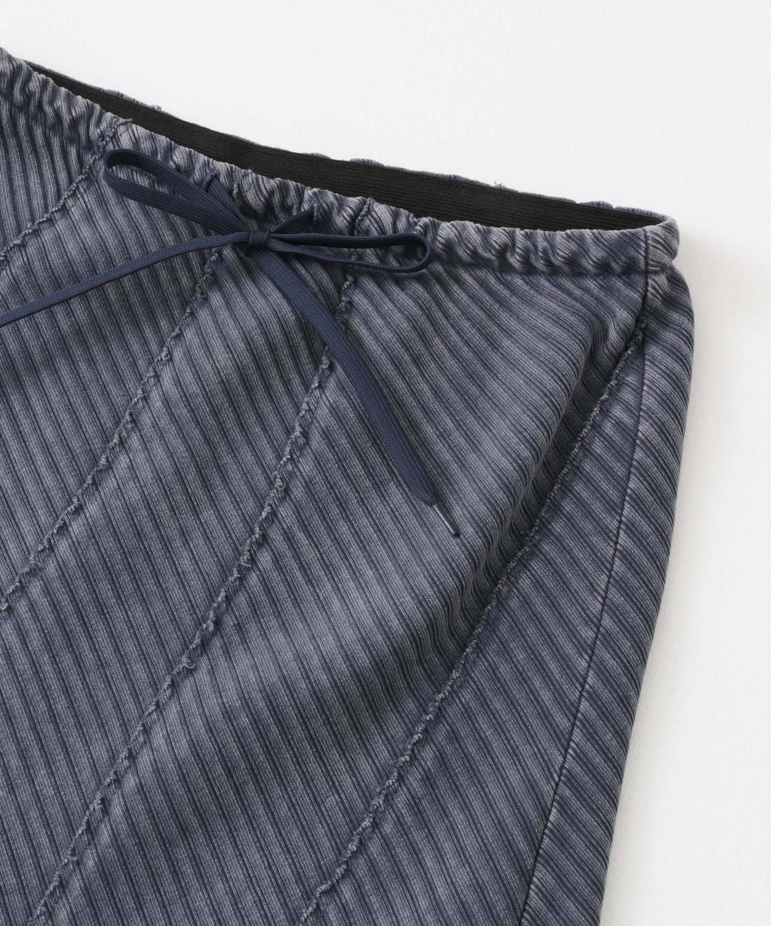 バイアスリブスカート NAVY one