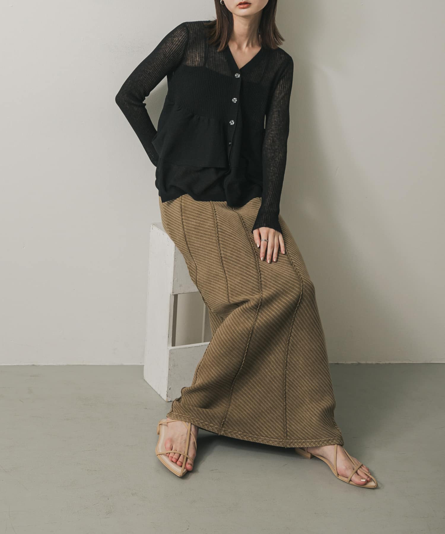 身長：169cm サイズ：one