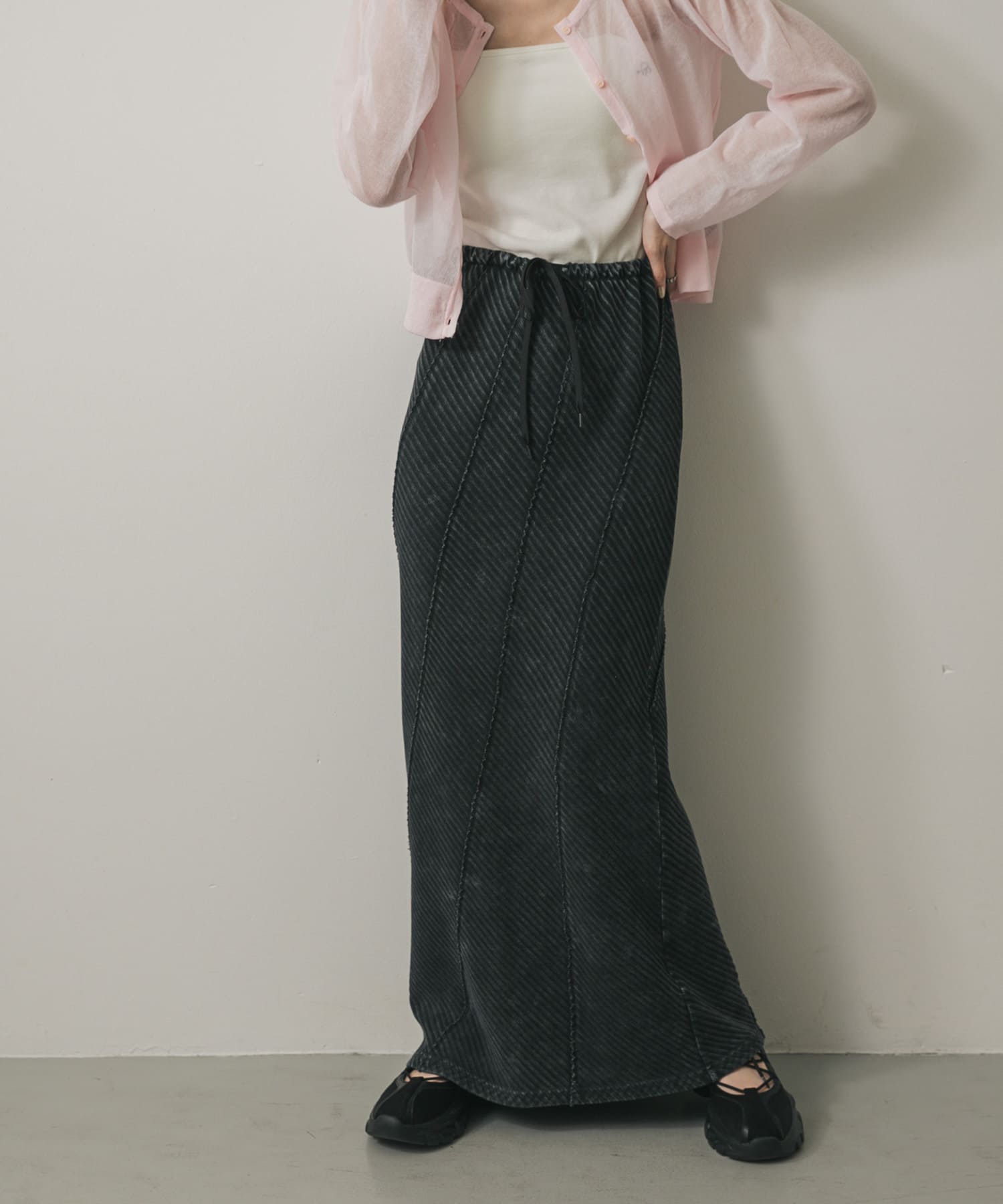 身長：169cm サイズ：one