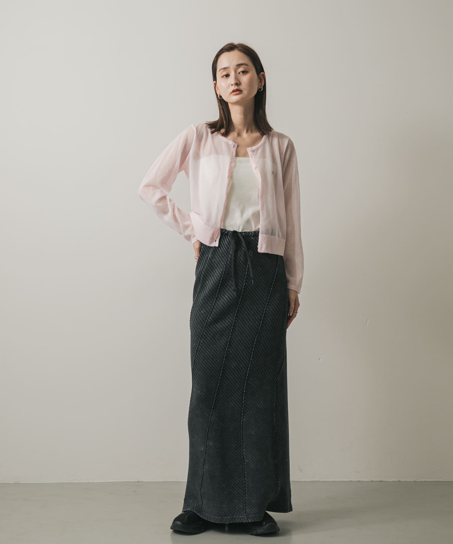 身長：169cm サイズ：one