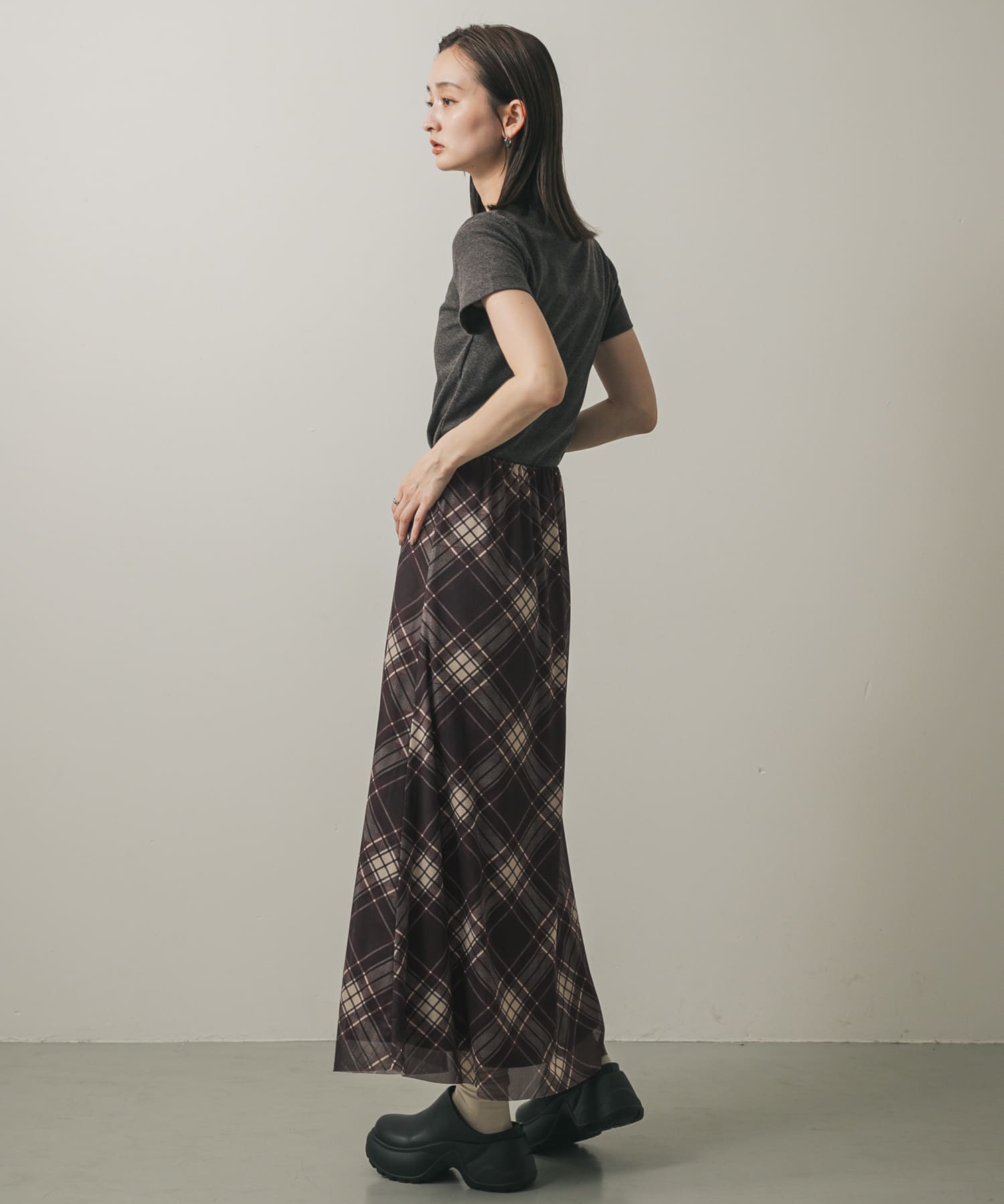身長：169cm サイズ：one