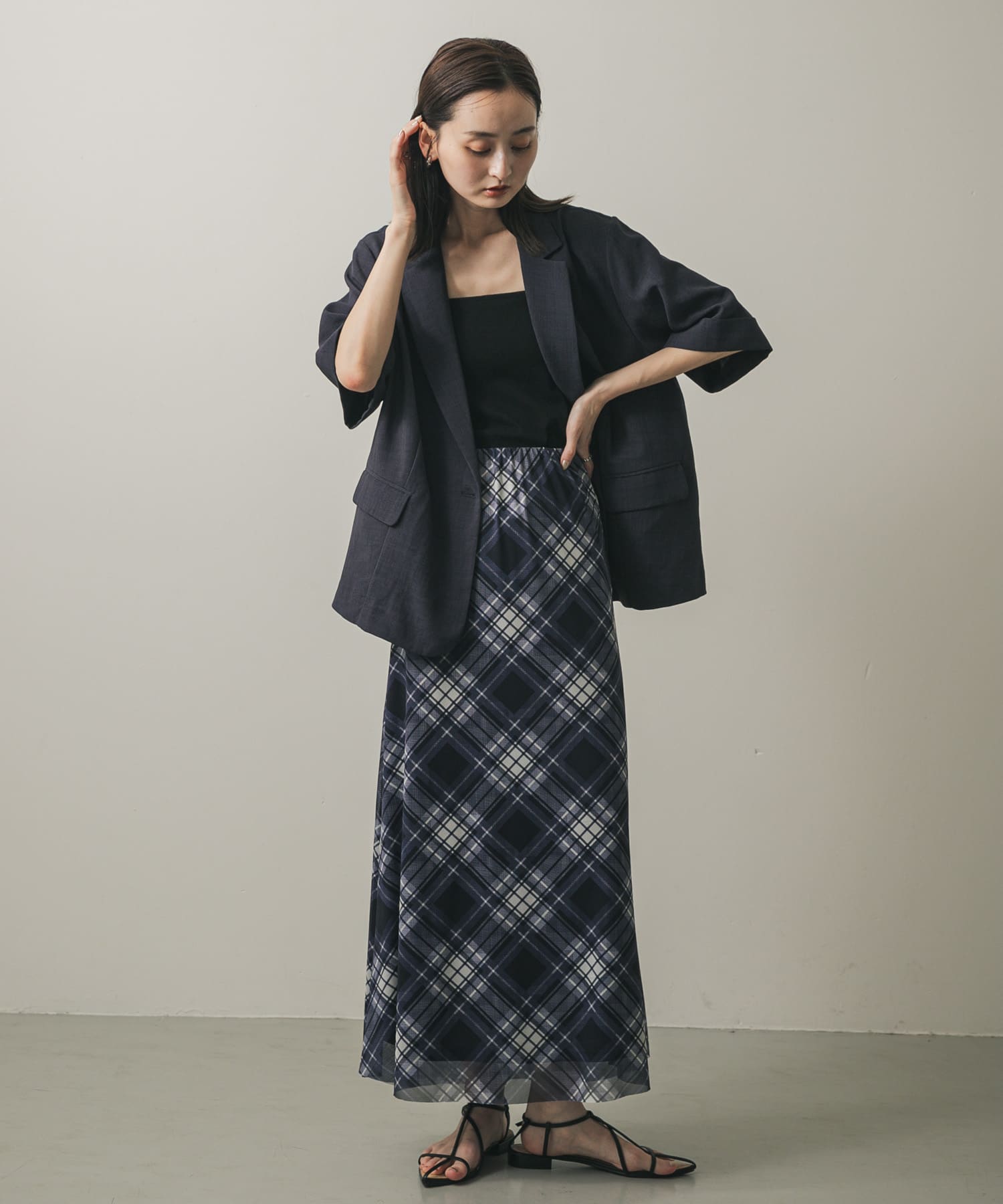 身長：169cm サイズ：one