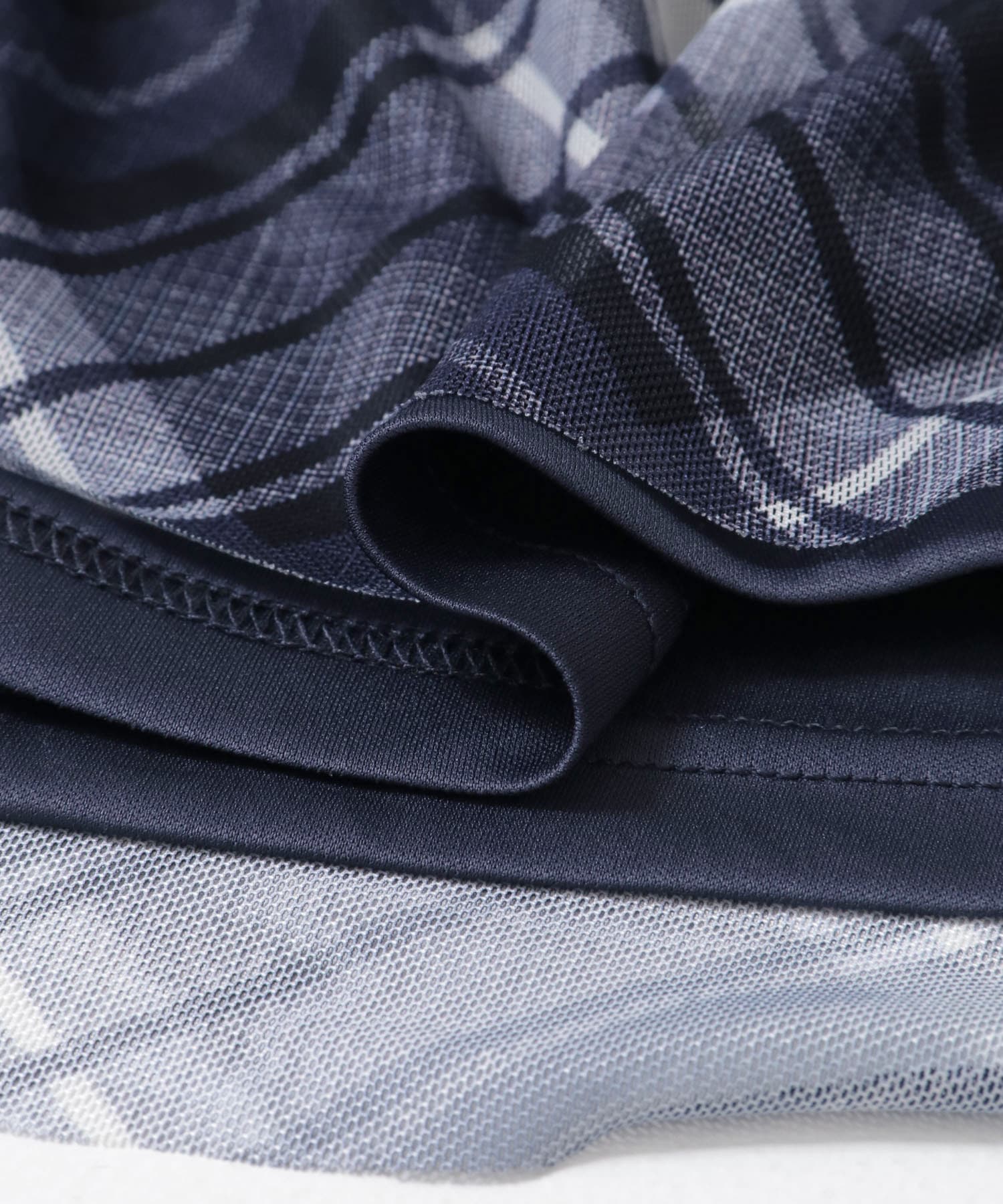 シアーチェックスカート NAVY one